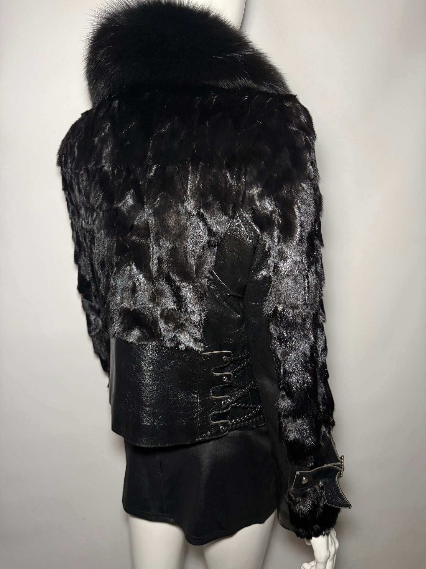 Vintage Leather Jacket TWINKLING GLOBAL
