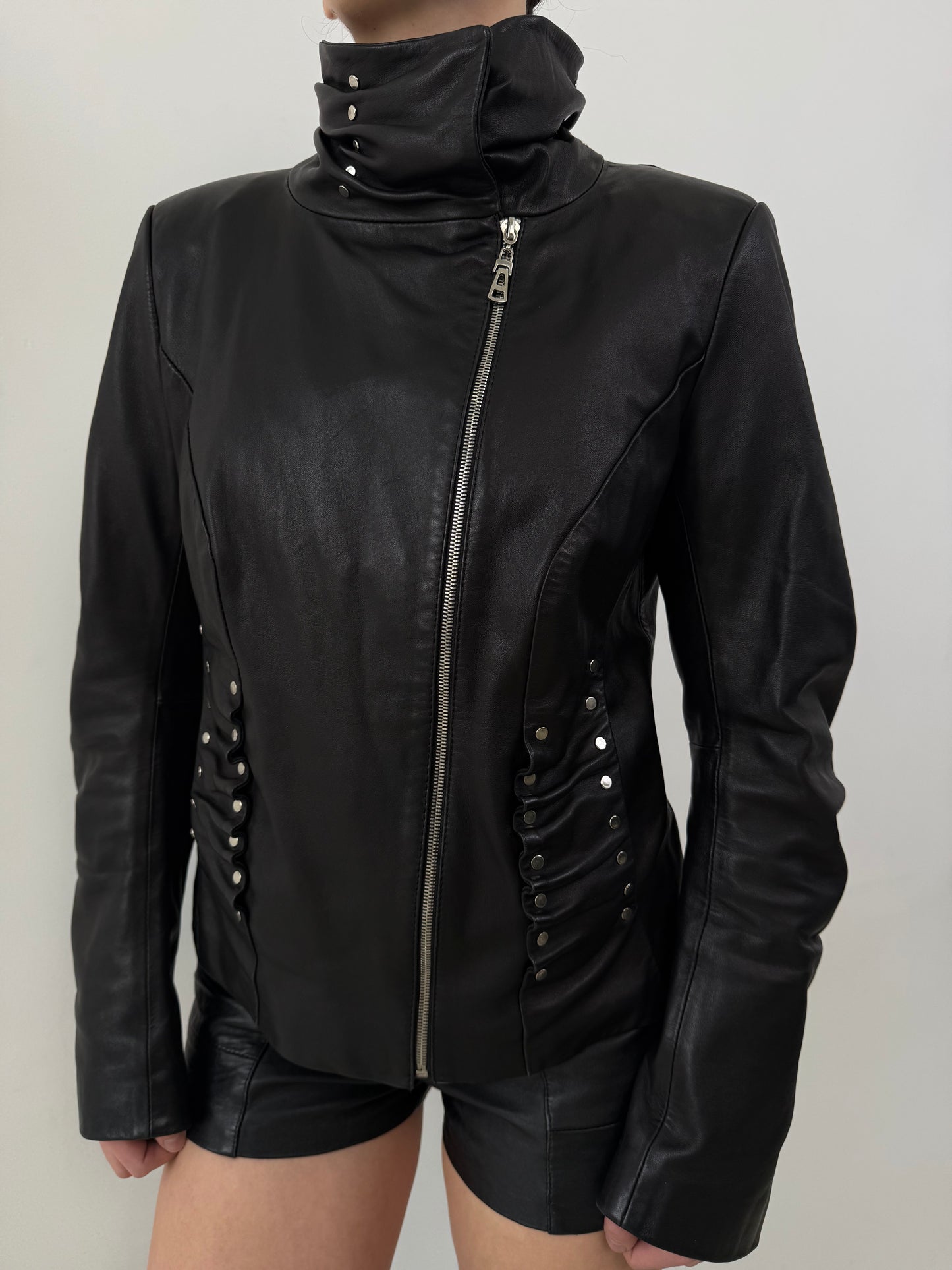 Vintage leather jacket TWINKLING GLOBAL