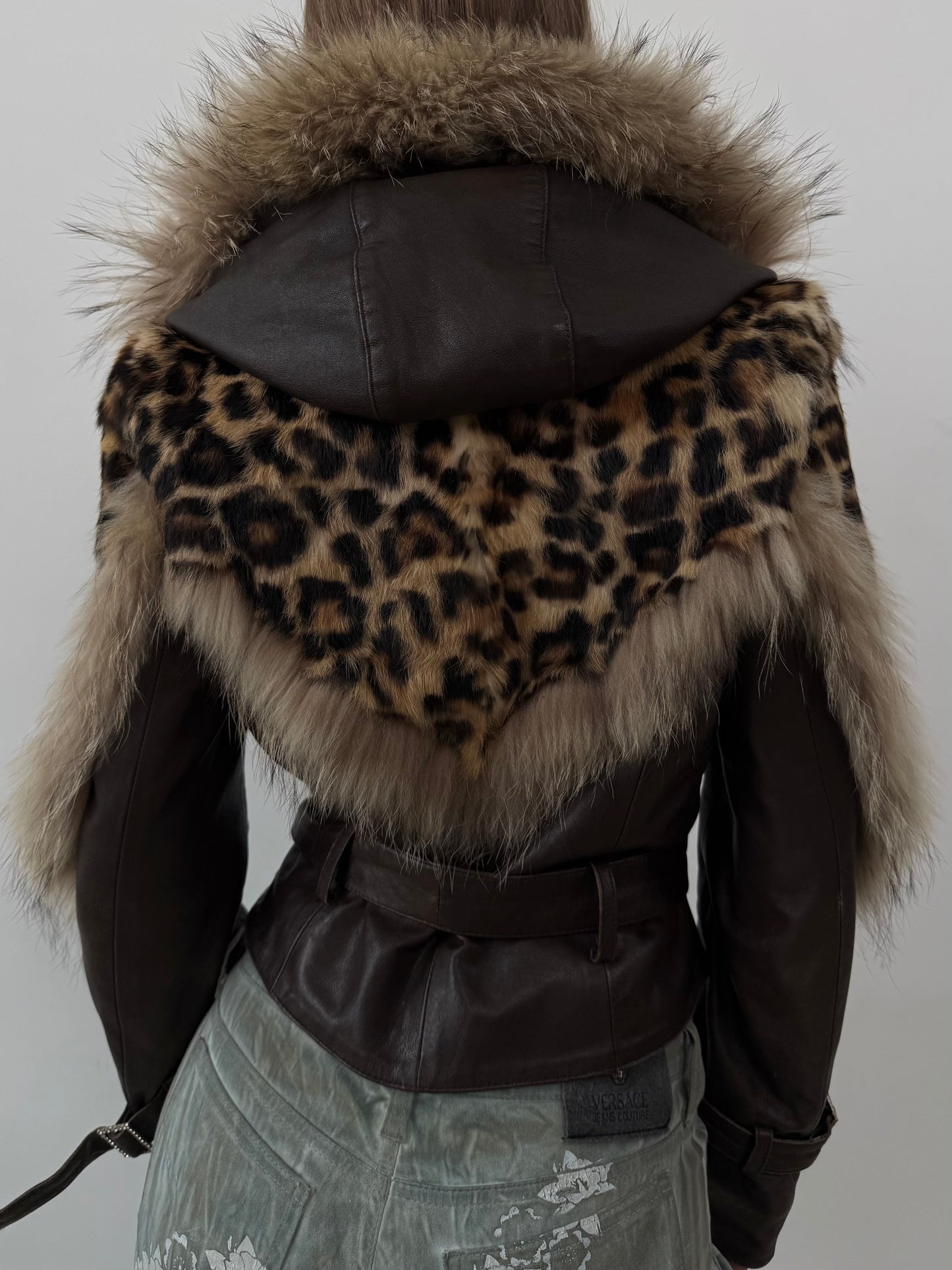 Vintage leather jacket TWINKLING GLOBAL