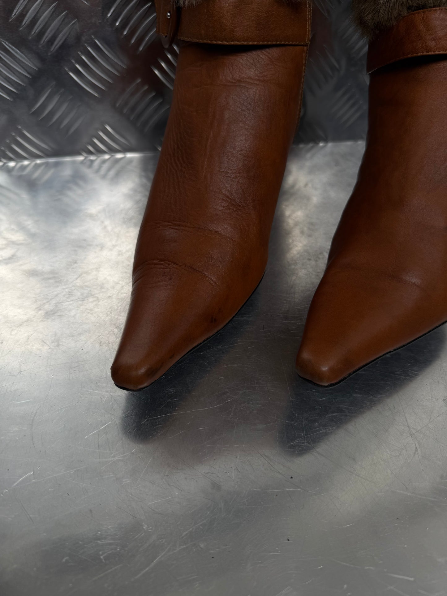 Vintage leather boots TWINKLING GLOBAL