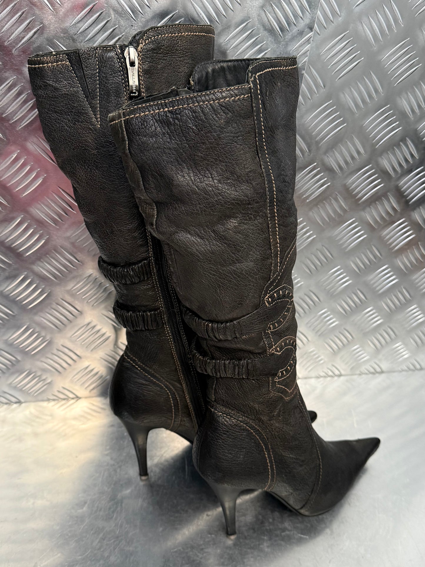 Vintage leather boots TWINKLING GLOBAL