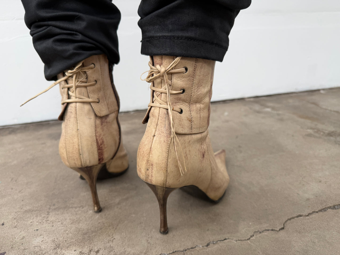 Vintage Loretta Pettinari boots TWINKLING GLOBAL