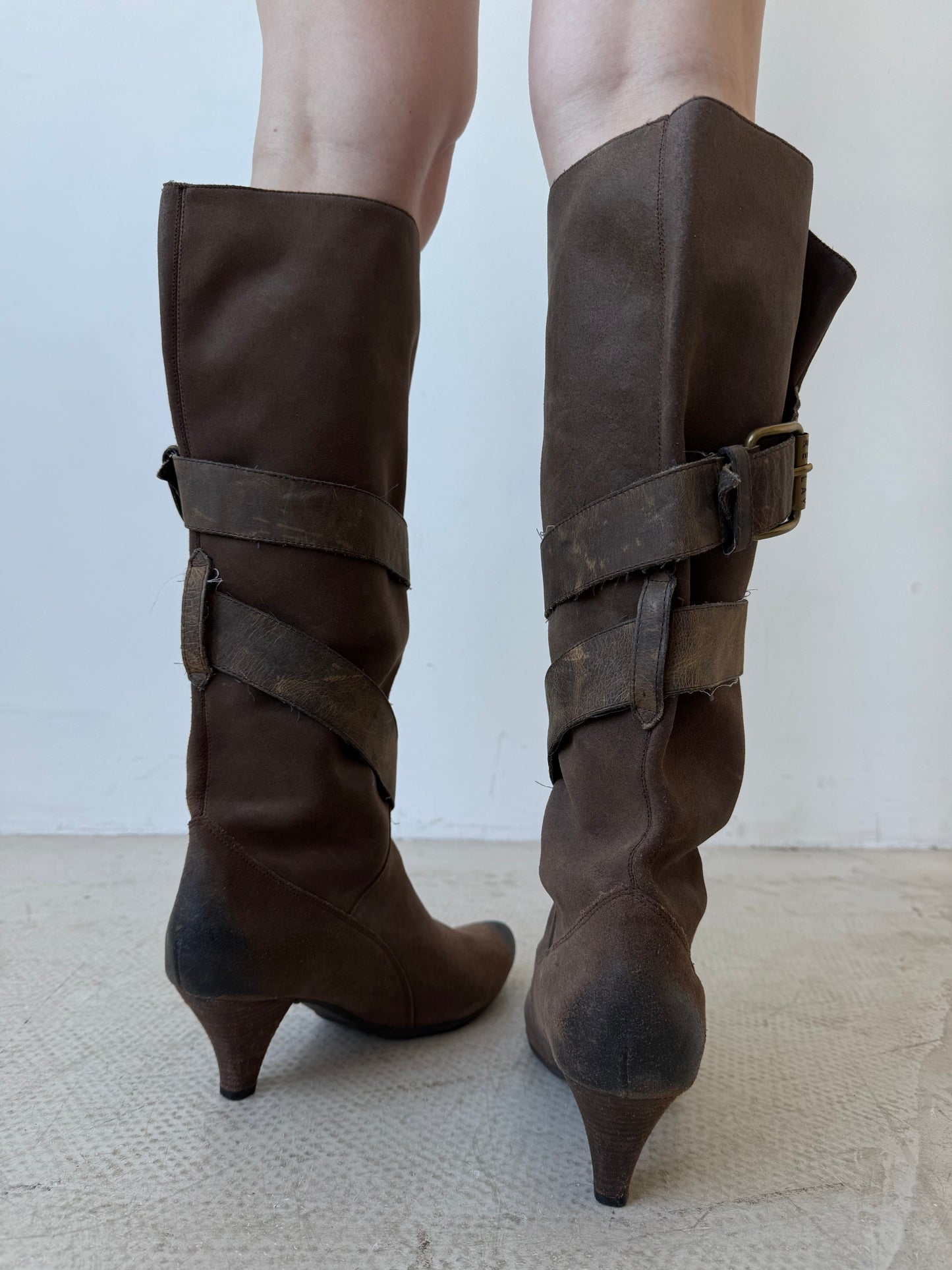 Vintage Replay leather cowboy boots TWINKLING GLOBAL