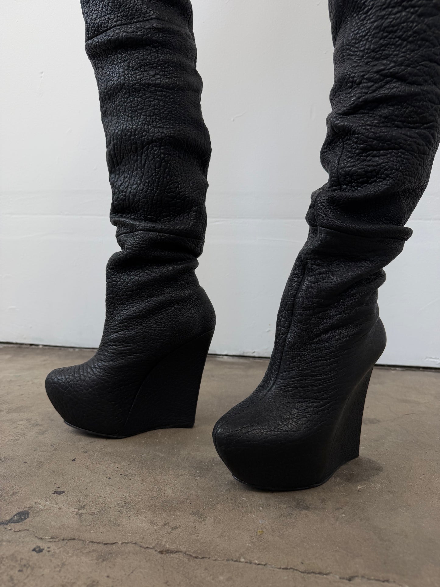 Archive Rock & Republic leather over-the-knee platform boots TWINKLING GLOBAL