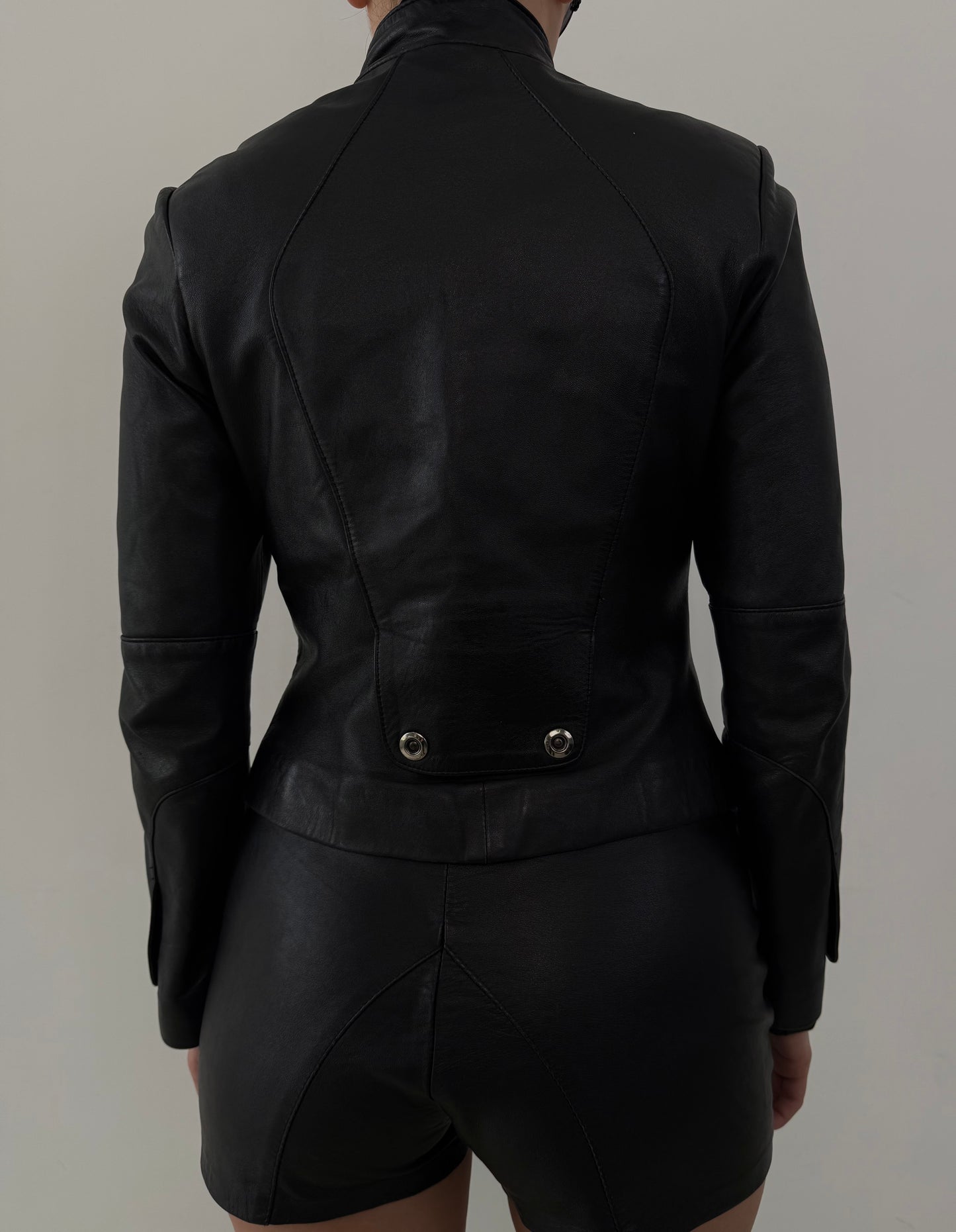 Vintage leather jacket TWINKLING GLOBAL