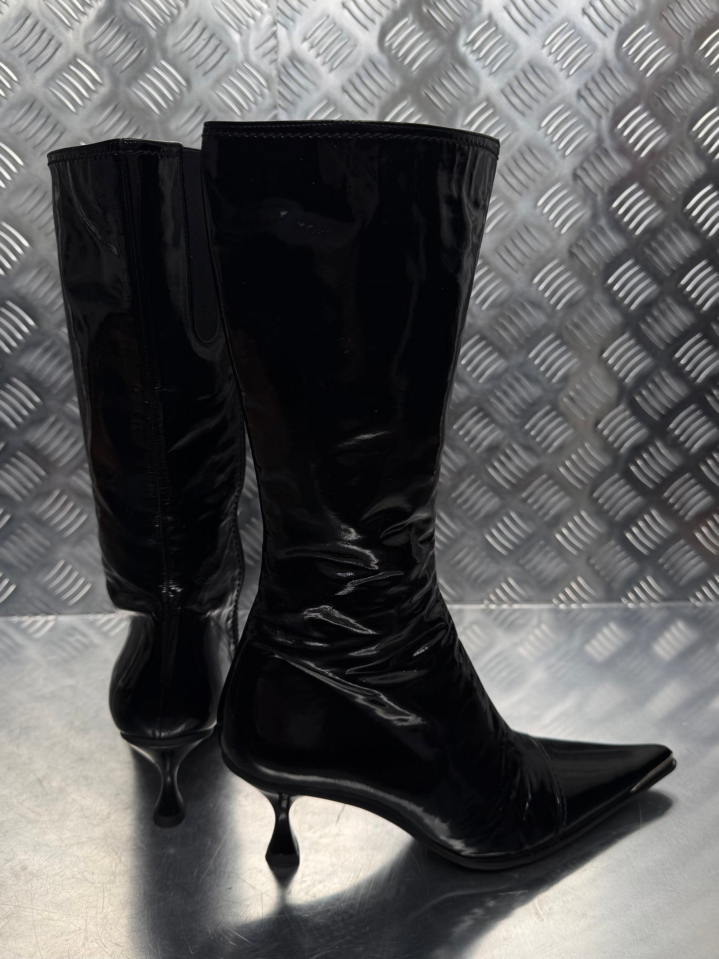 Vintage Luciano Podavan leather boots TWINKLING GLOBAL