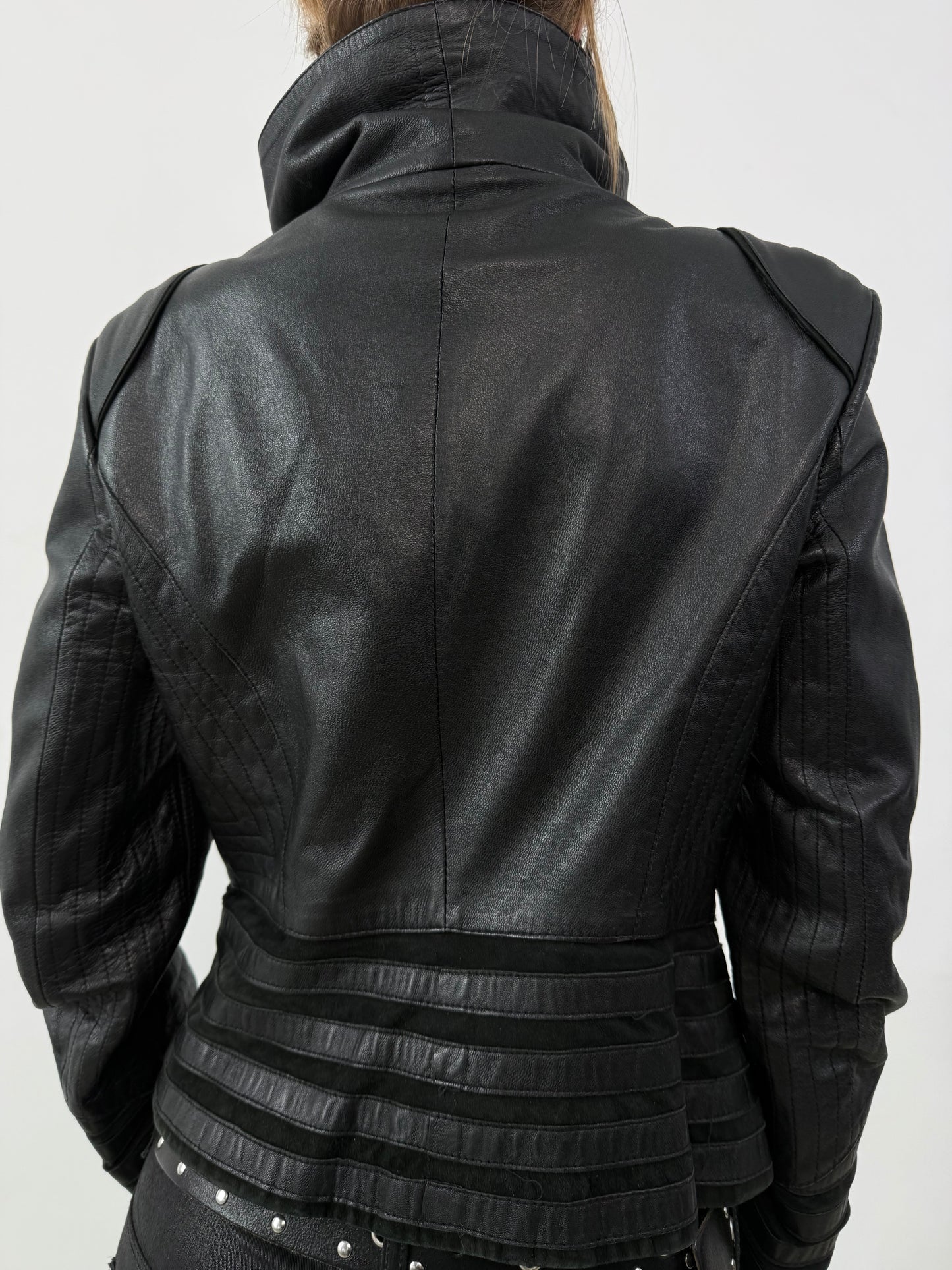 Vintage leather jacket TWINKLING GLOBAL
