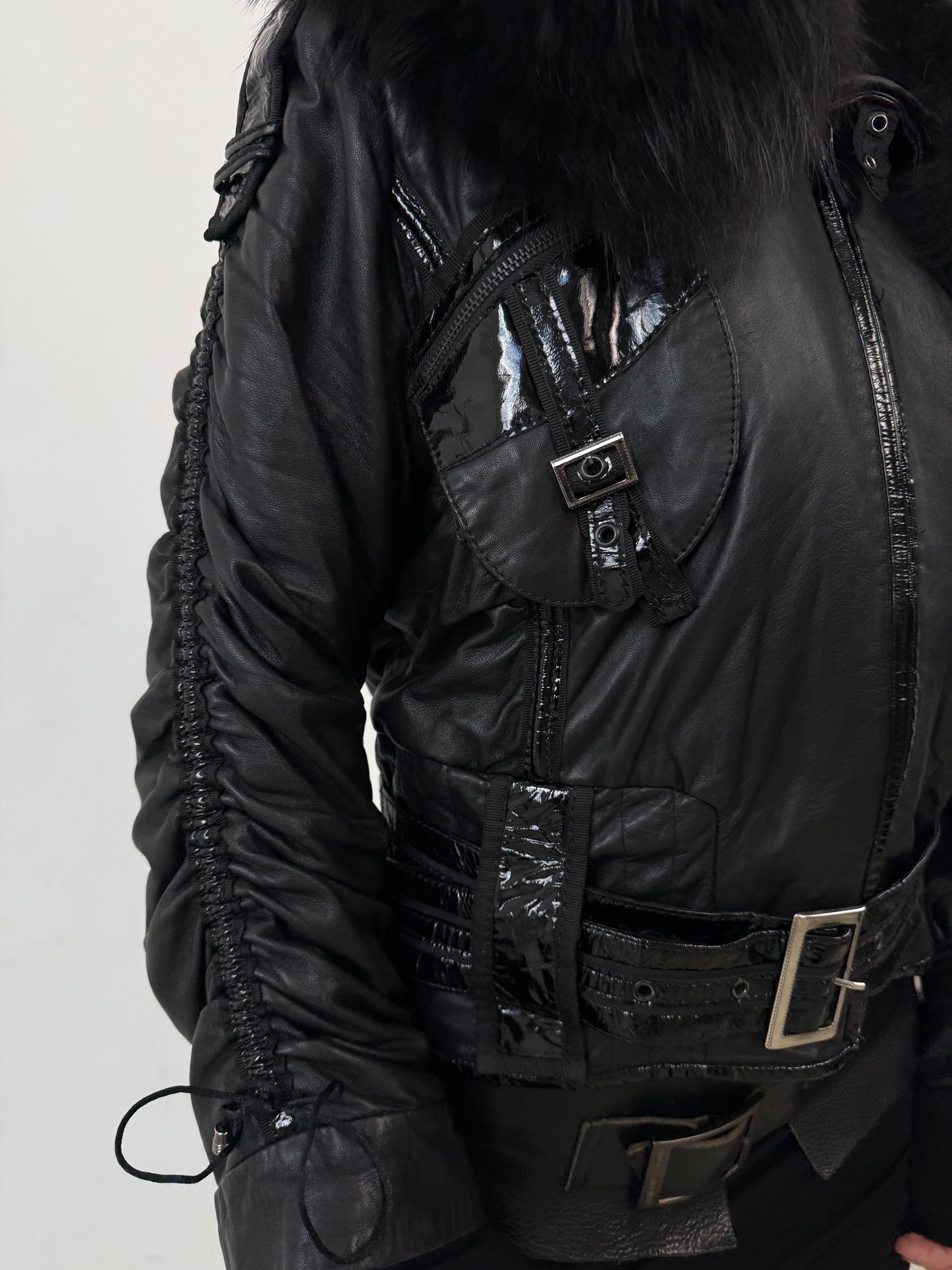 Vintage leather jacket TWINKLING GLOBAL