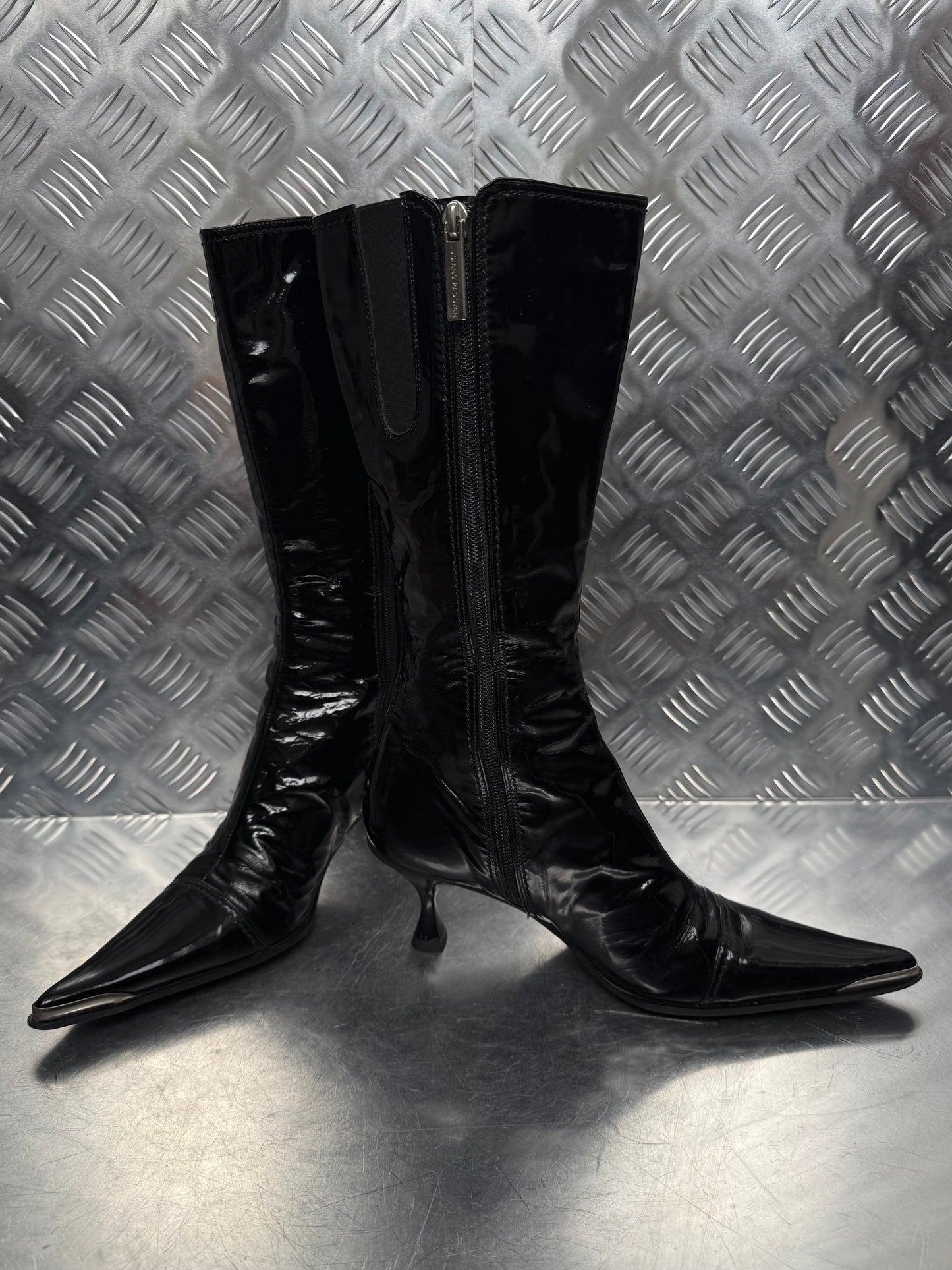 Vintage Luciano Podavan leather boots TWINKLING GLOBAL