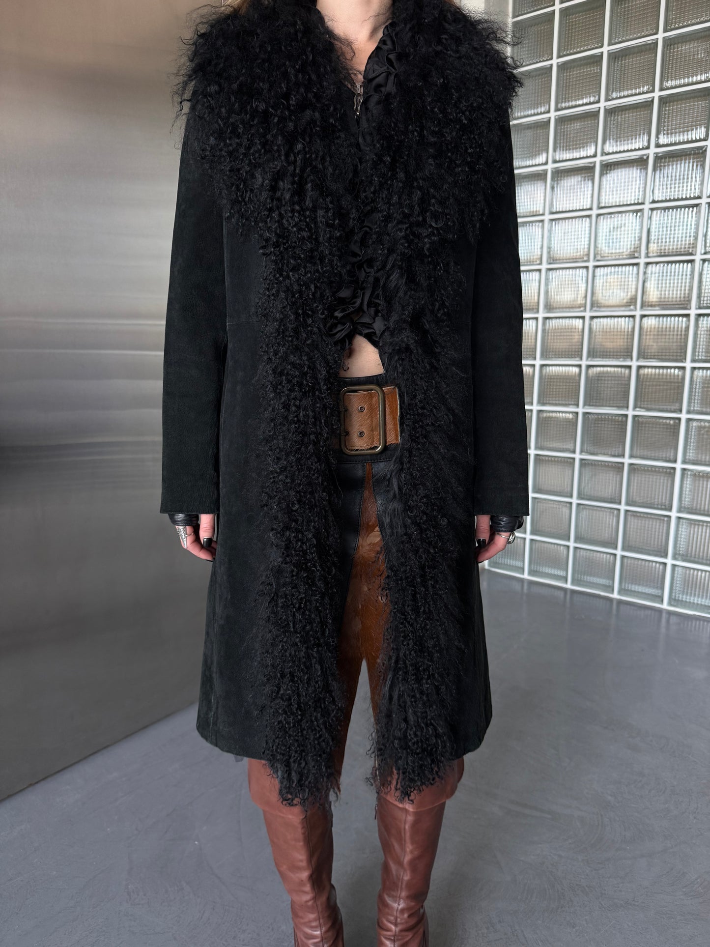 Vintage suede Penny Lane Afghan coat Twinkling Global