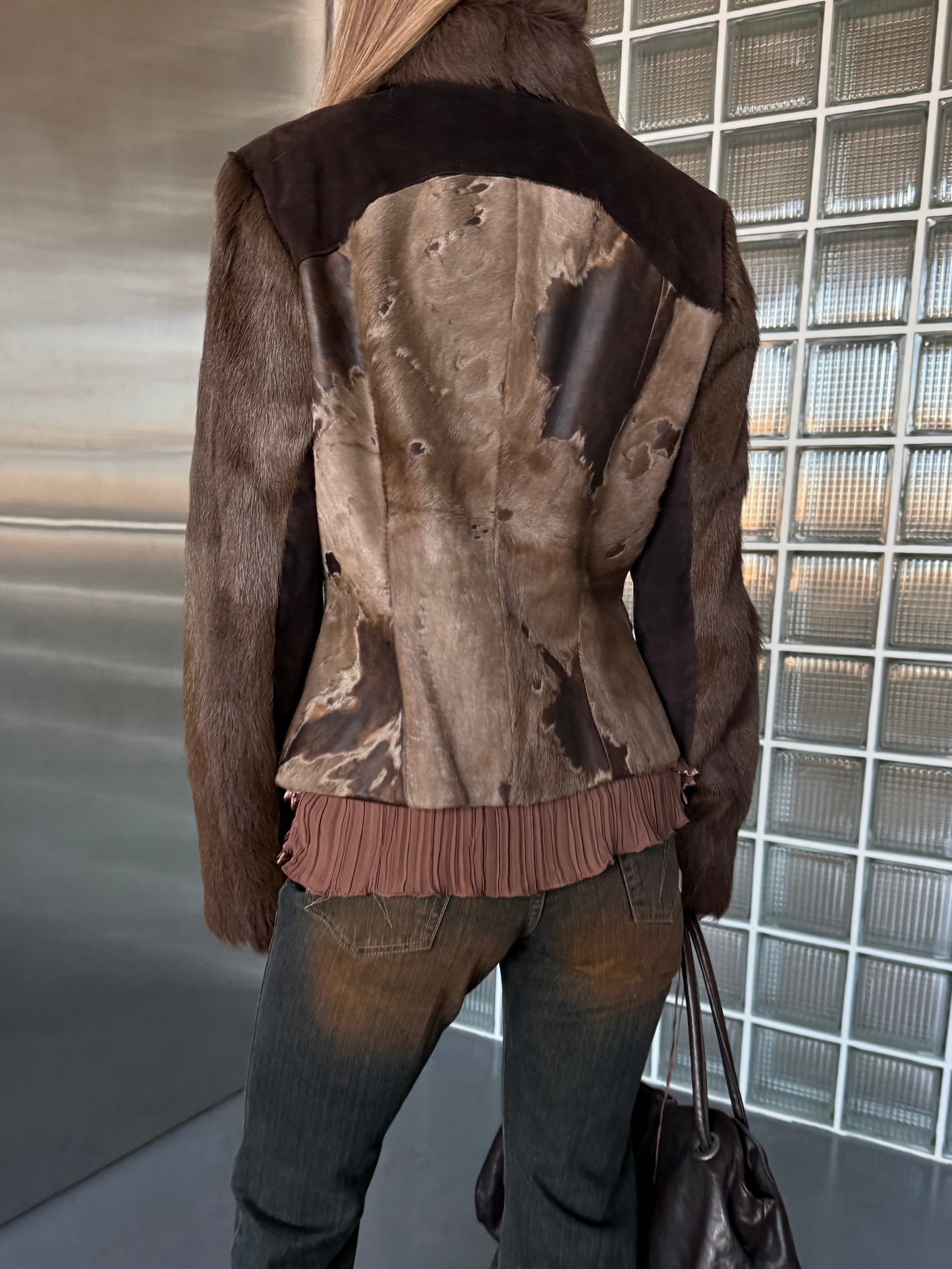 Vintage leather jacket Twinkling Global