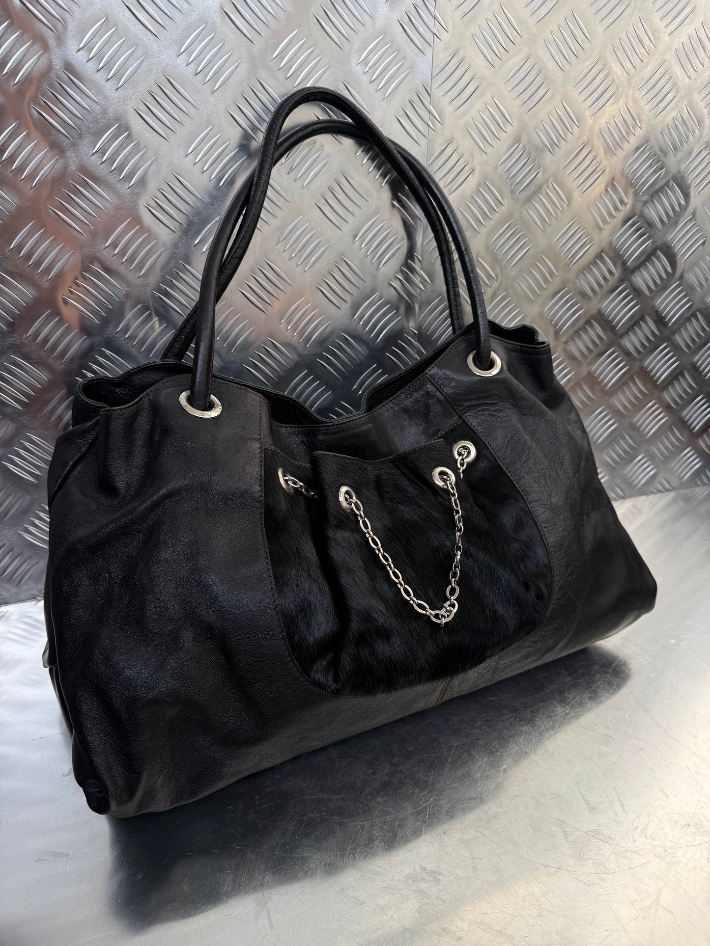 Vintage Furla Leather Bag Twinkling Global