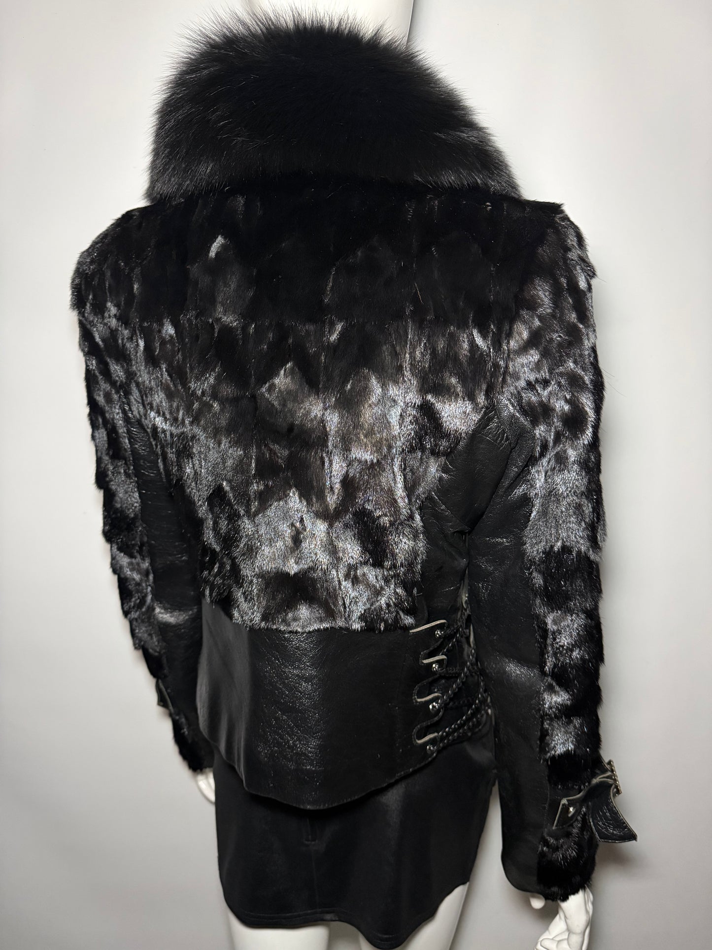 Vintage Leather Jacket TWINKLING GLOBAL