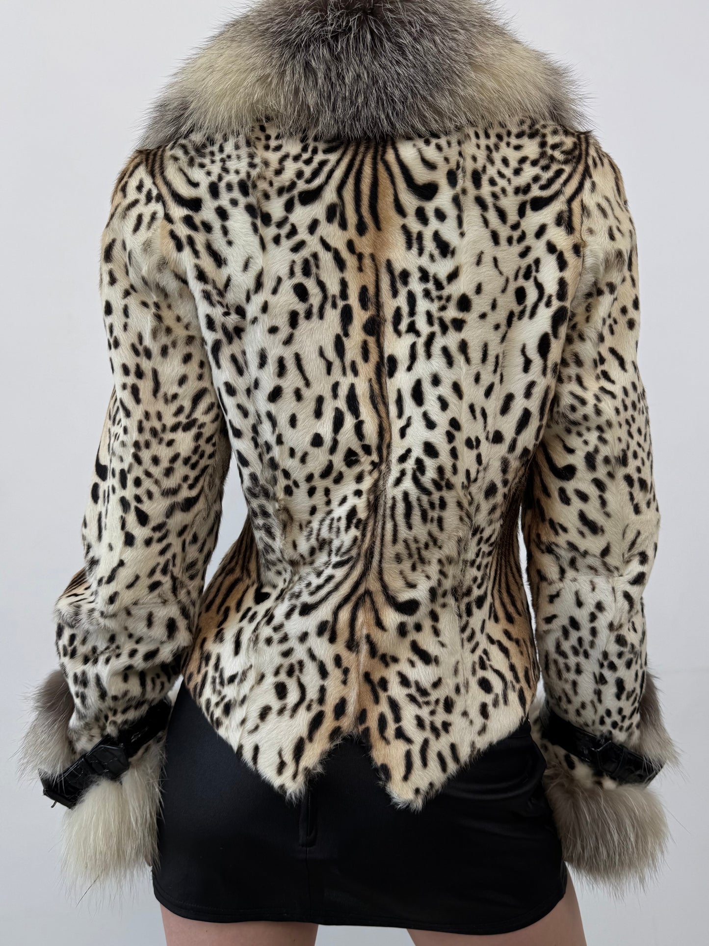 Vintage leather coat TWINKLING GLOBAL