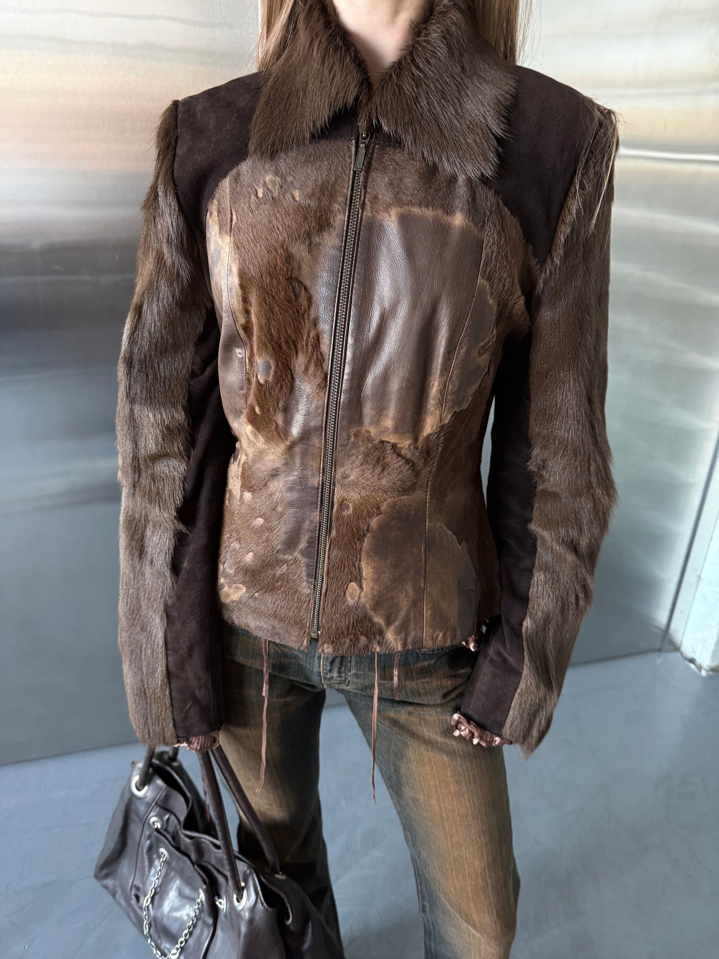 Vintage leather jacket Twinkling Global