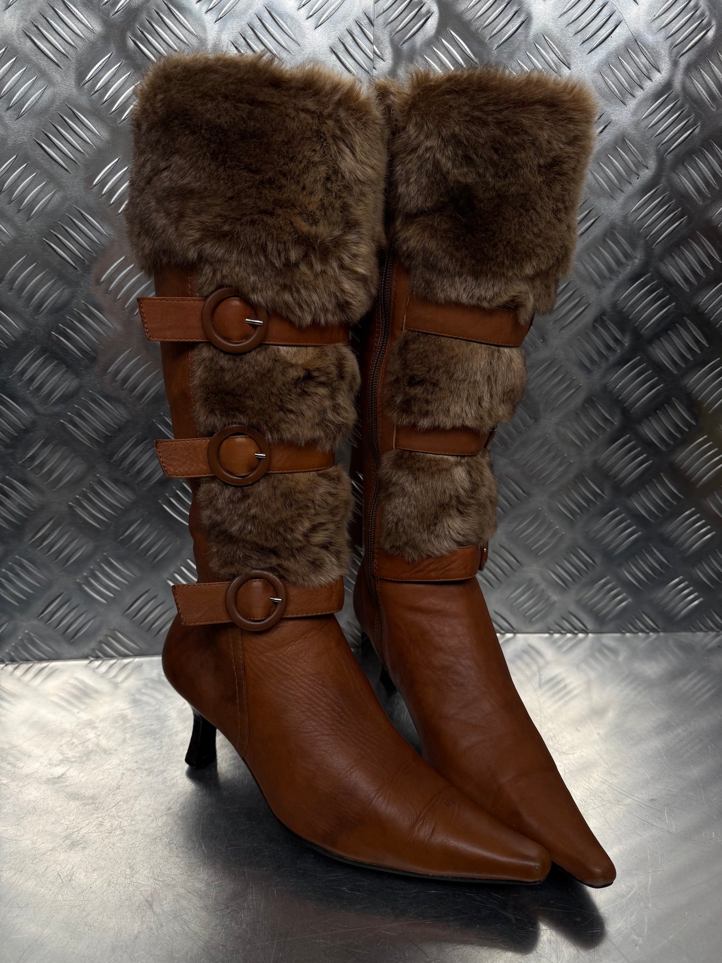 Vintage leather boots TWINKLING GLOBAL