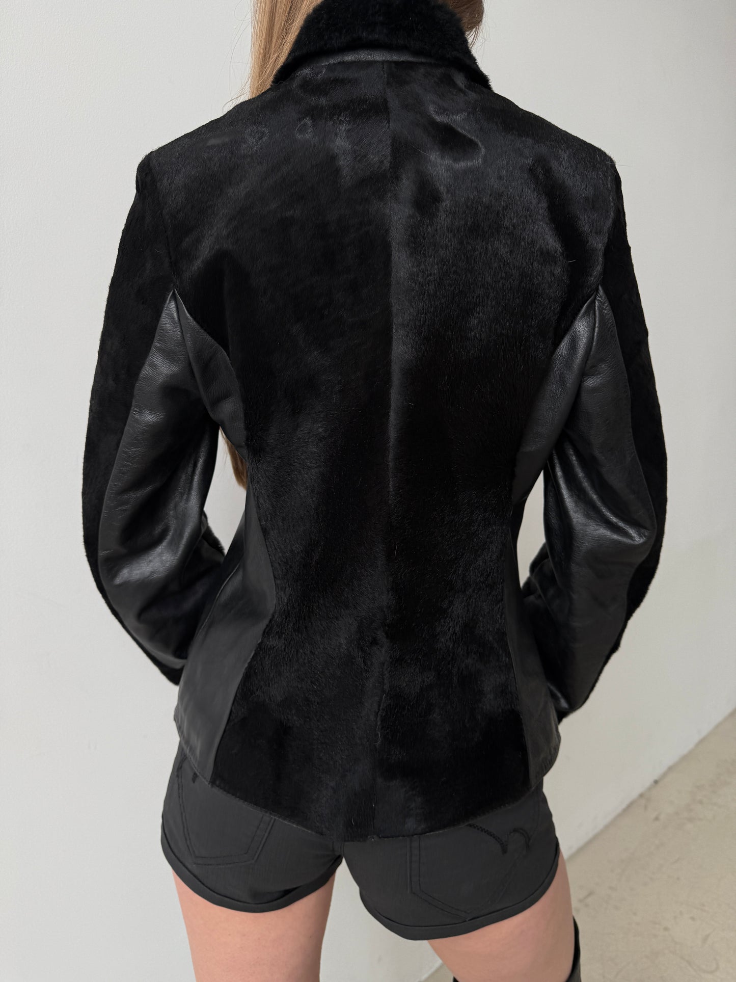 Vintage leather jacket TWINKLING GLOBAL