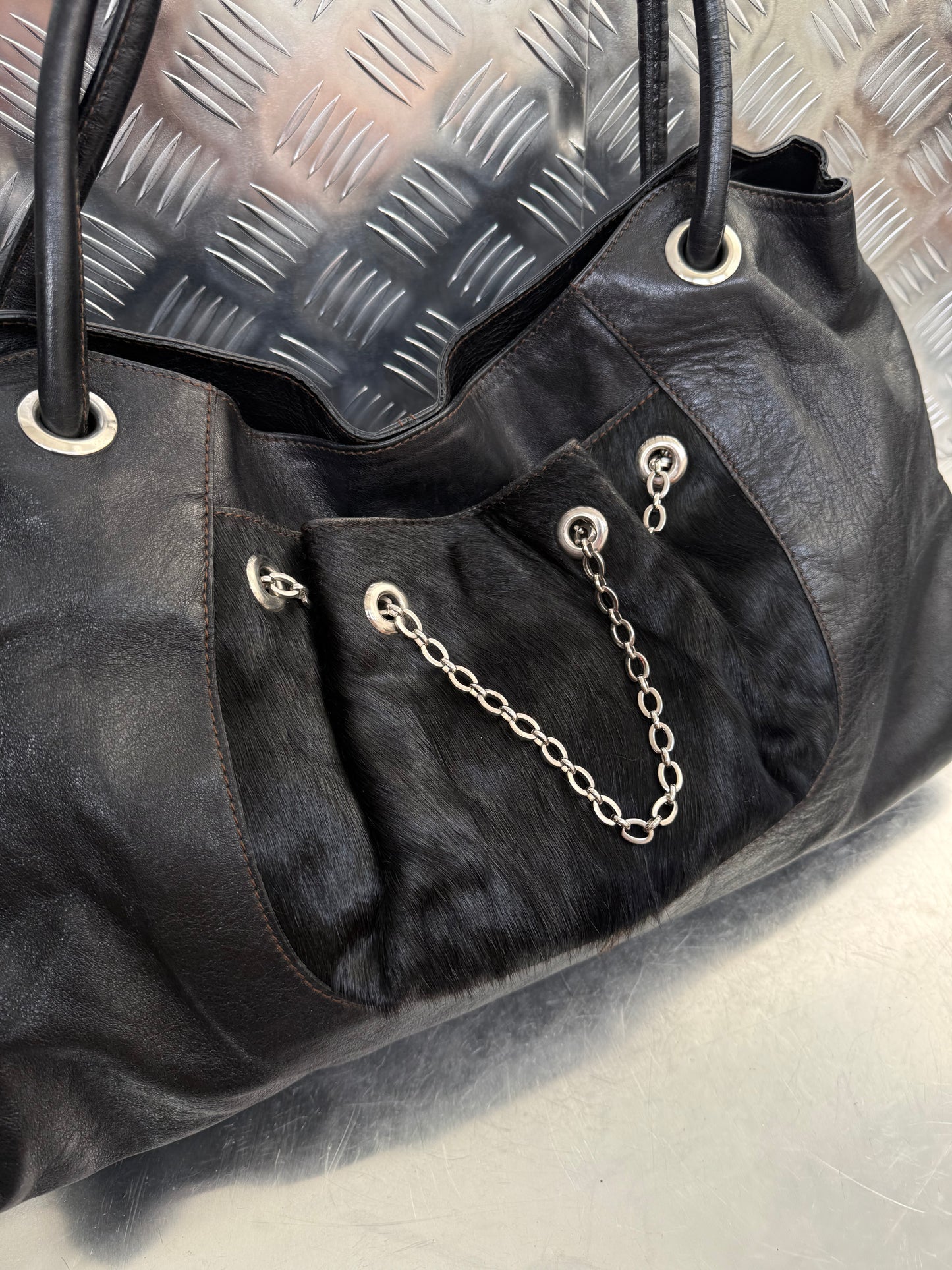 Vintage Furla Leather Bag Twinkling Global