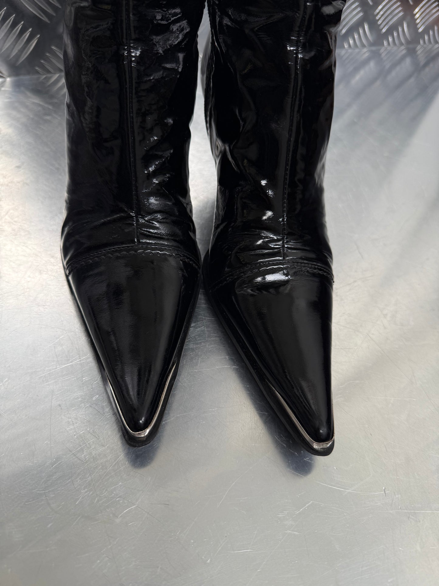 Vintage Luciano Podavan leather boots TWINKLING GLOBAL