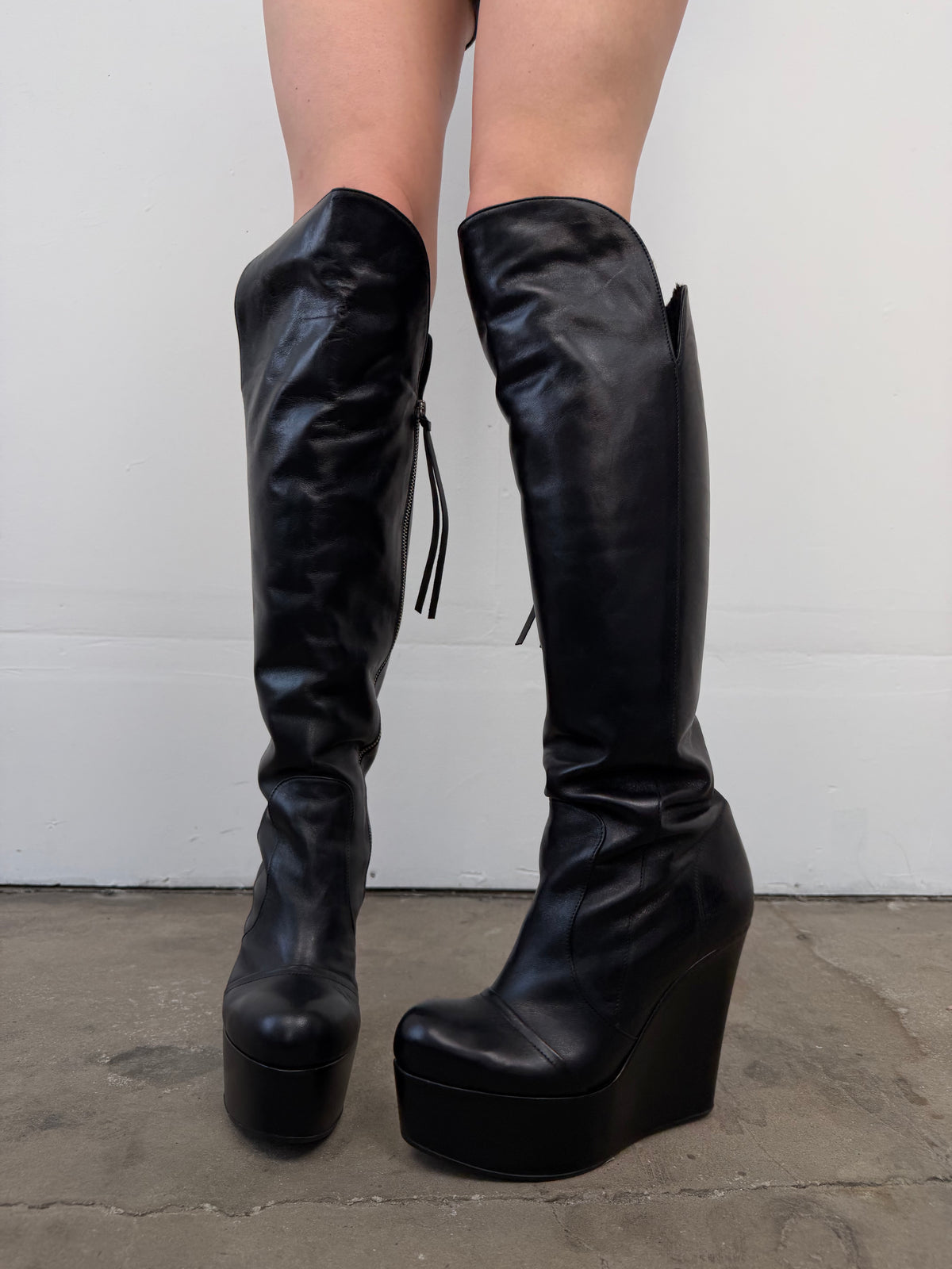 Bruno Bordese over-the-knee platform boots TWINKLING GLOBAL