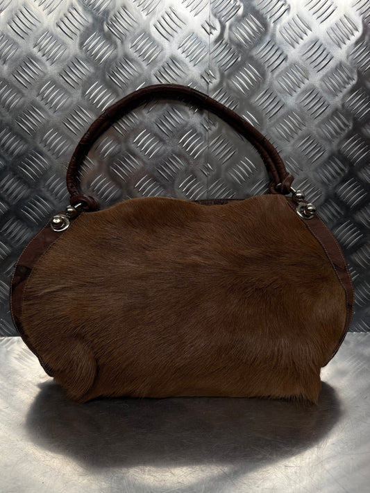 Vintage leather bag TWINKLING GLOBAL
