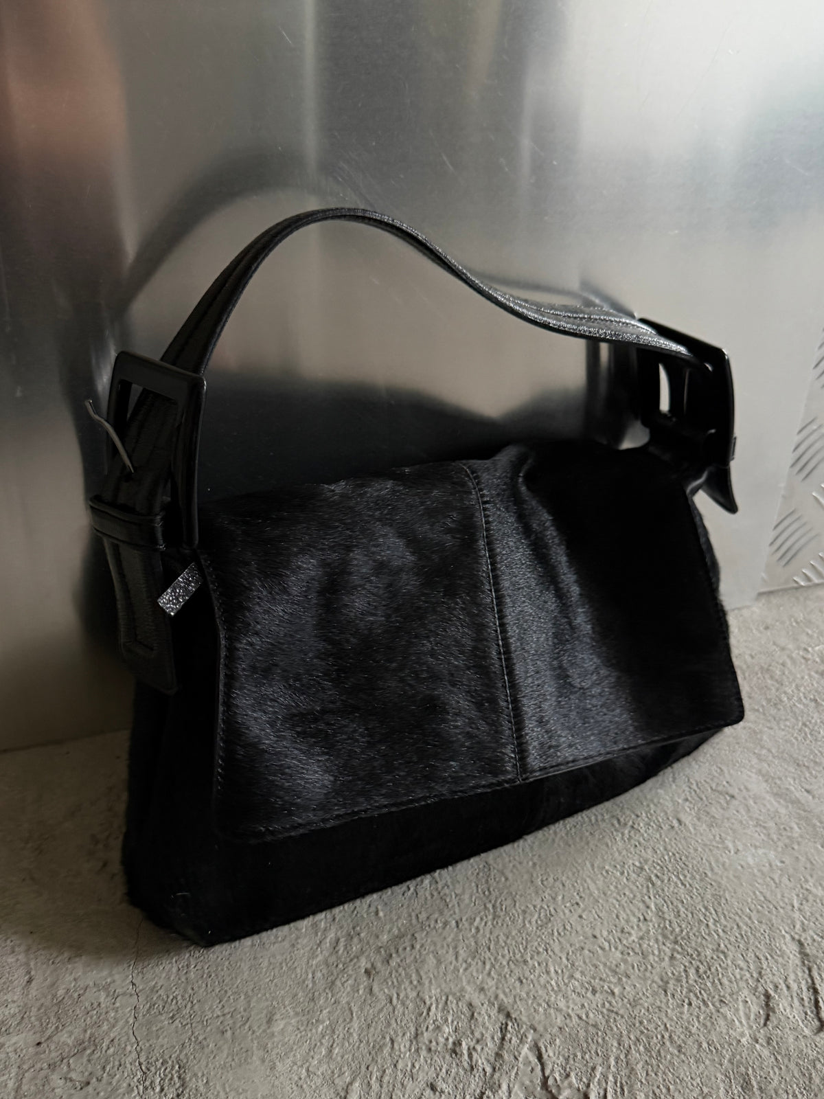 Vintage Francesco Biasia pony hair bag TWINKLING GLOBAL