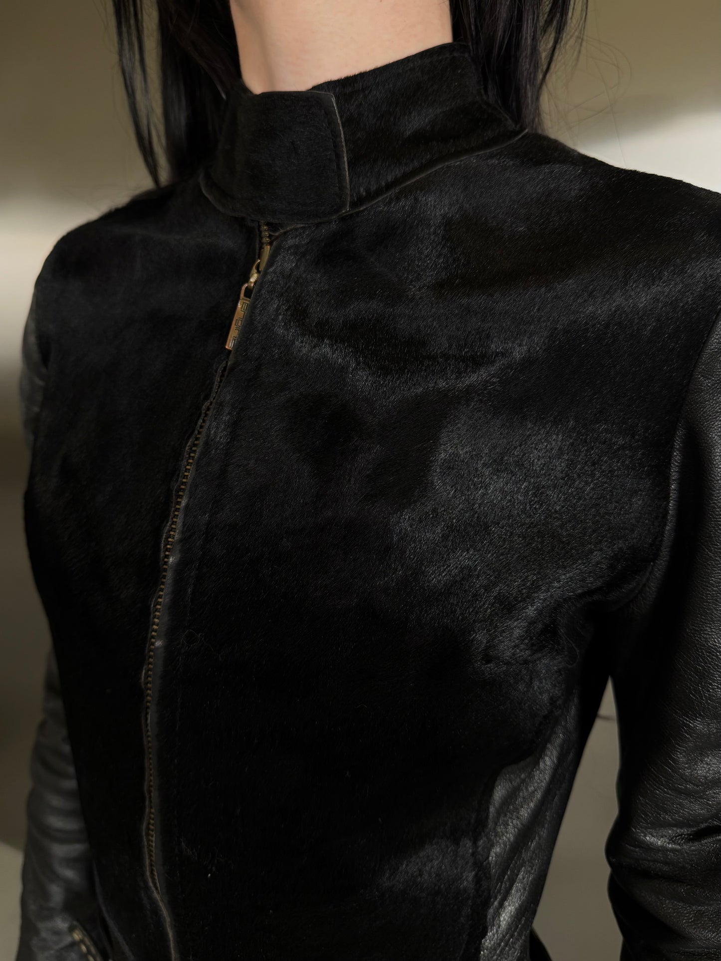 Vintage leather jacket TWINKLING GLOBAL
