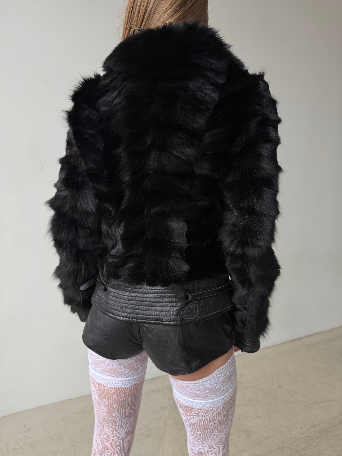 Vintage leather jacket TWINKLING GLOBAL