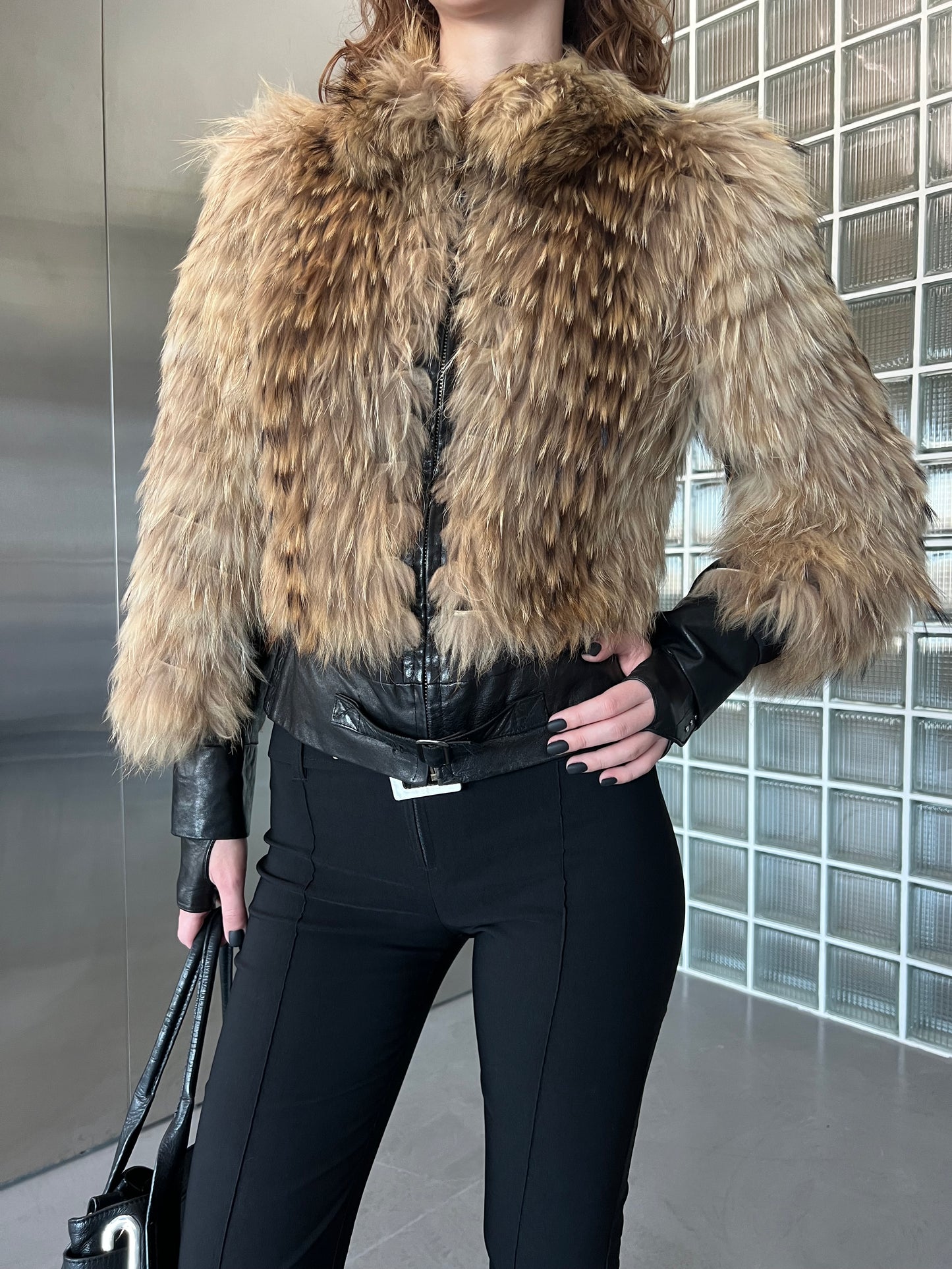 Vintage leather jacket Twinkling Global