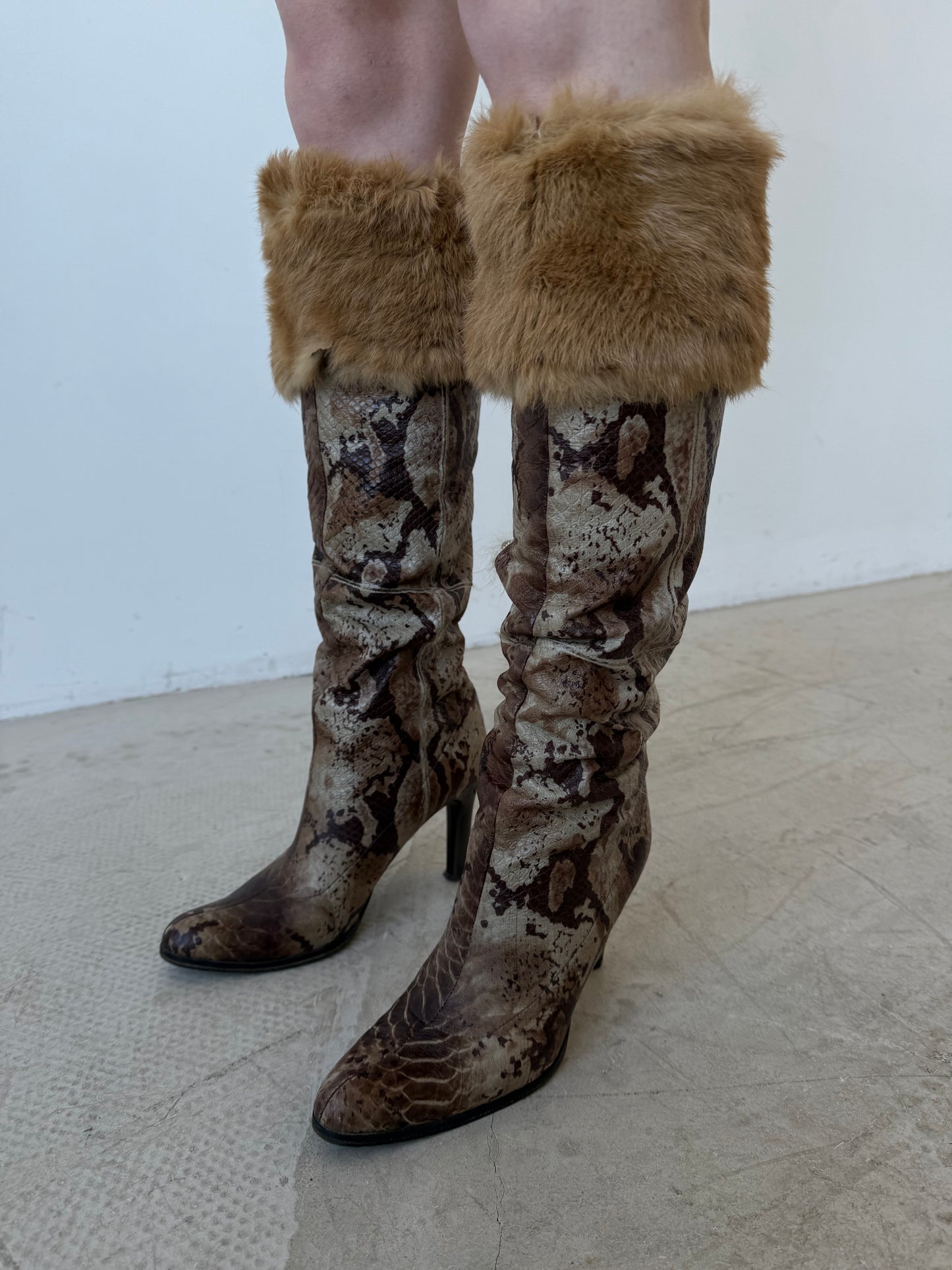 Vintage leather boots TWINKLING GLOBAL