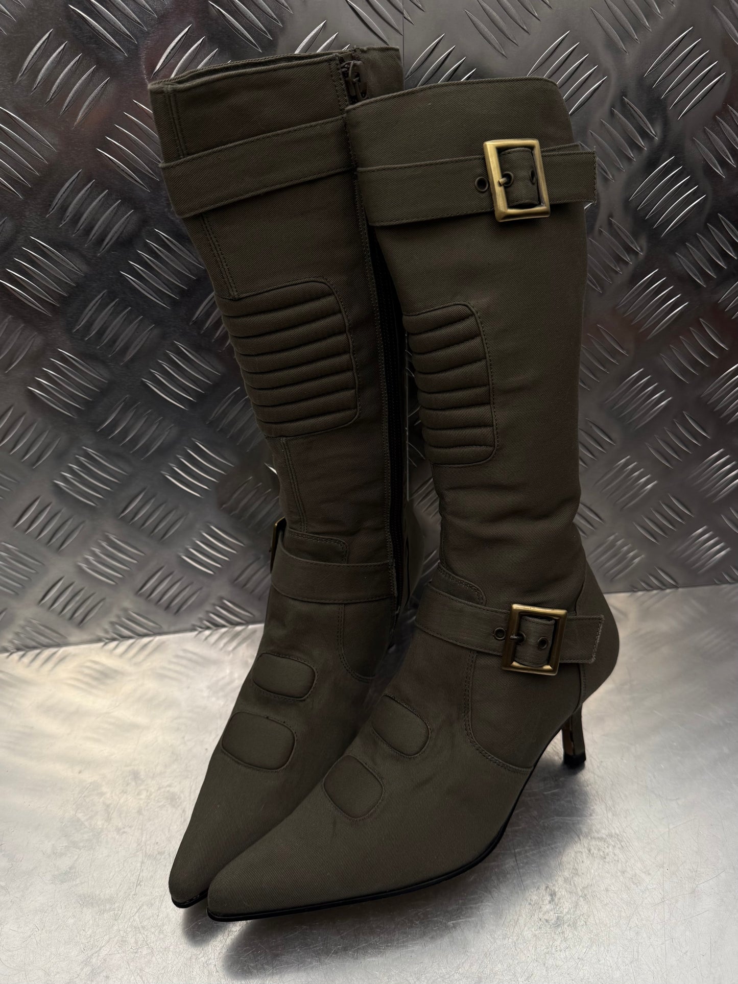 Textile moto style boots TWINKLING GLOBAL