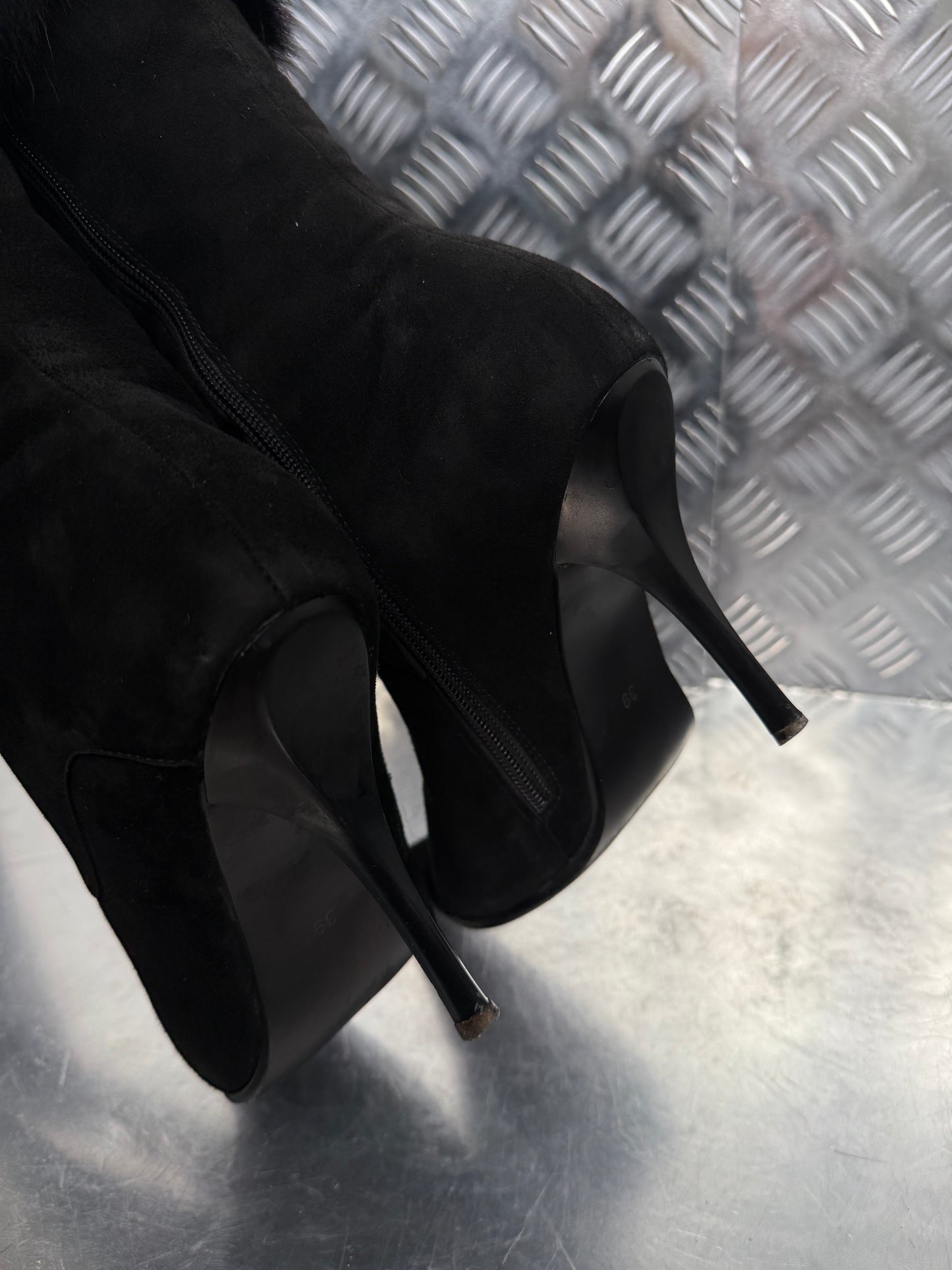Vintage suede leather boots TWINKLING GLOBAL
