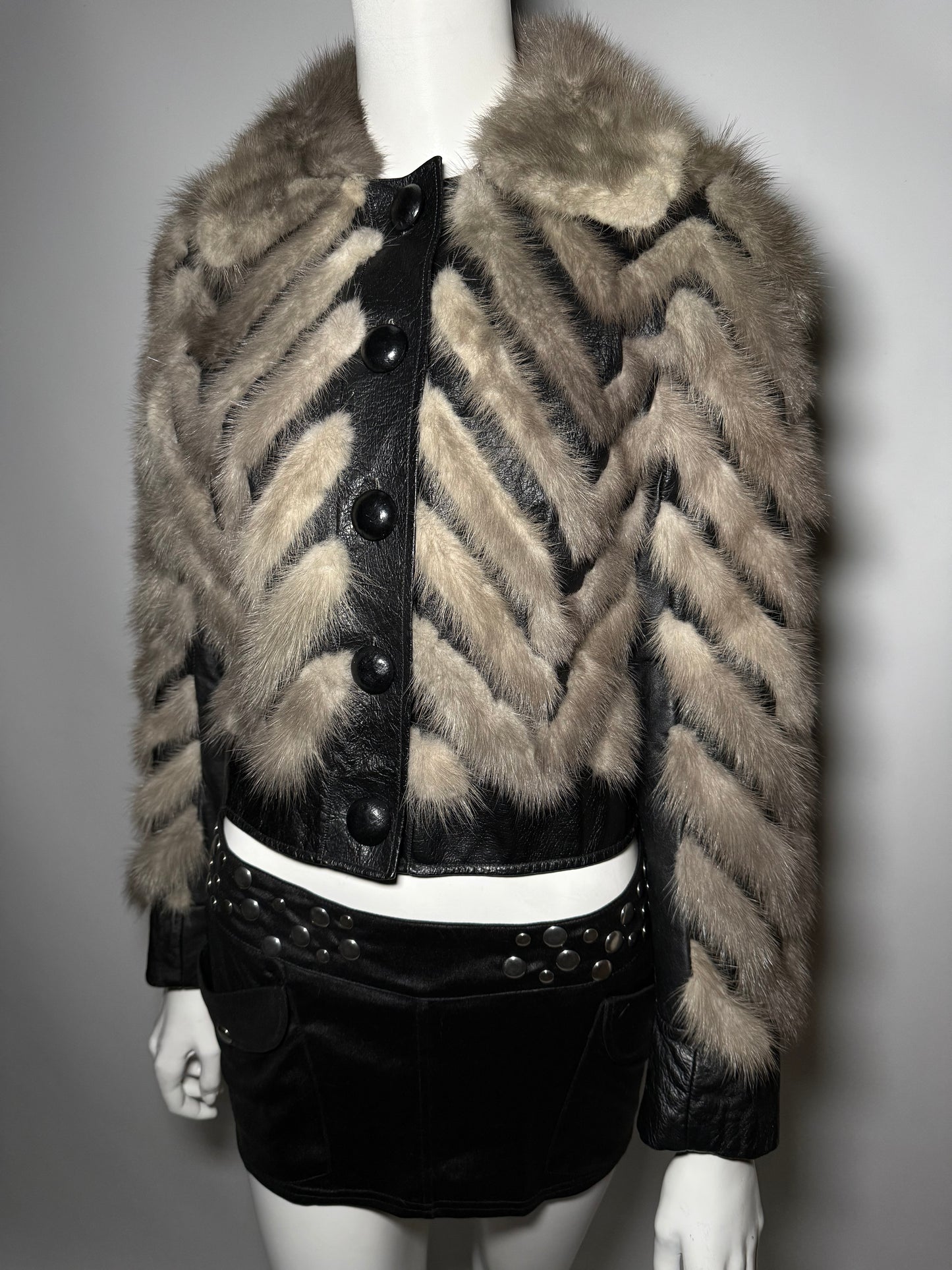 Vintage leather jacket Twinkling Global