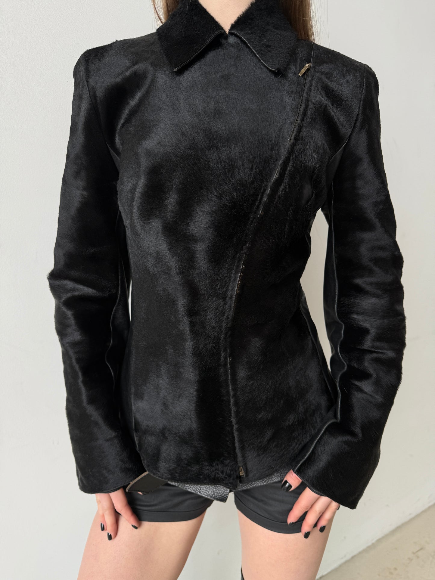 Vintage leather jacket TWINKLING GLOBAL