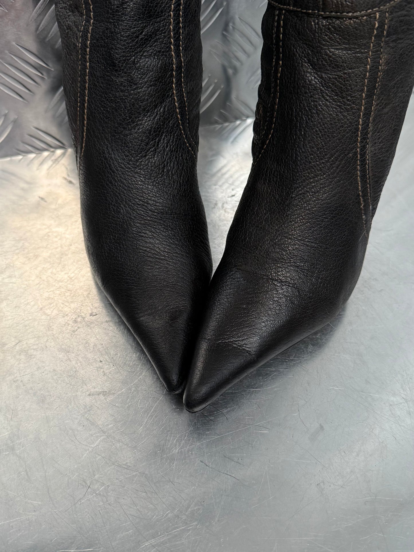 Vintage leather boots TWINKLING GLOBAL