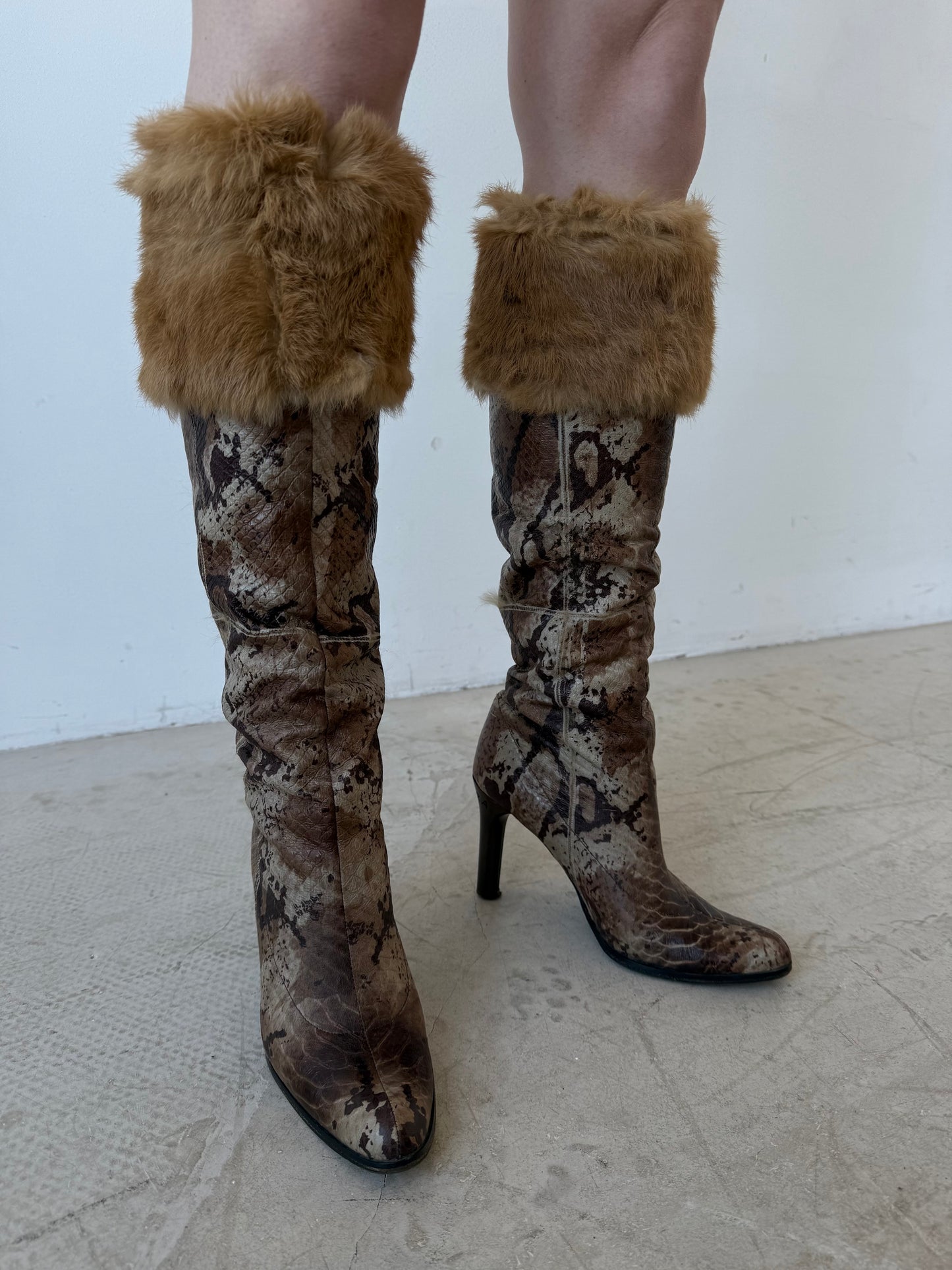 Vintage leather boots TWINKLING GLOBAL