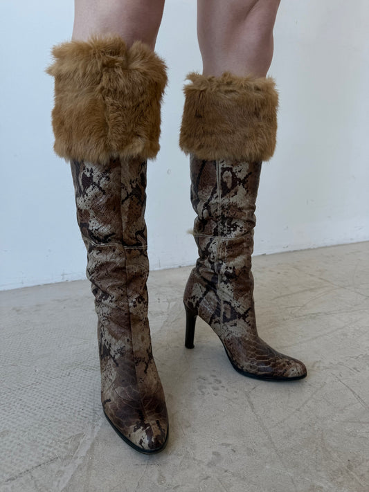 Vintage leather boots TWINKLING GLOBAL