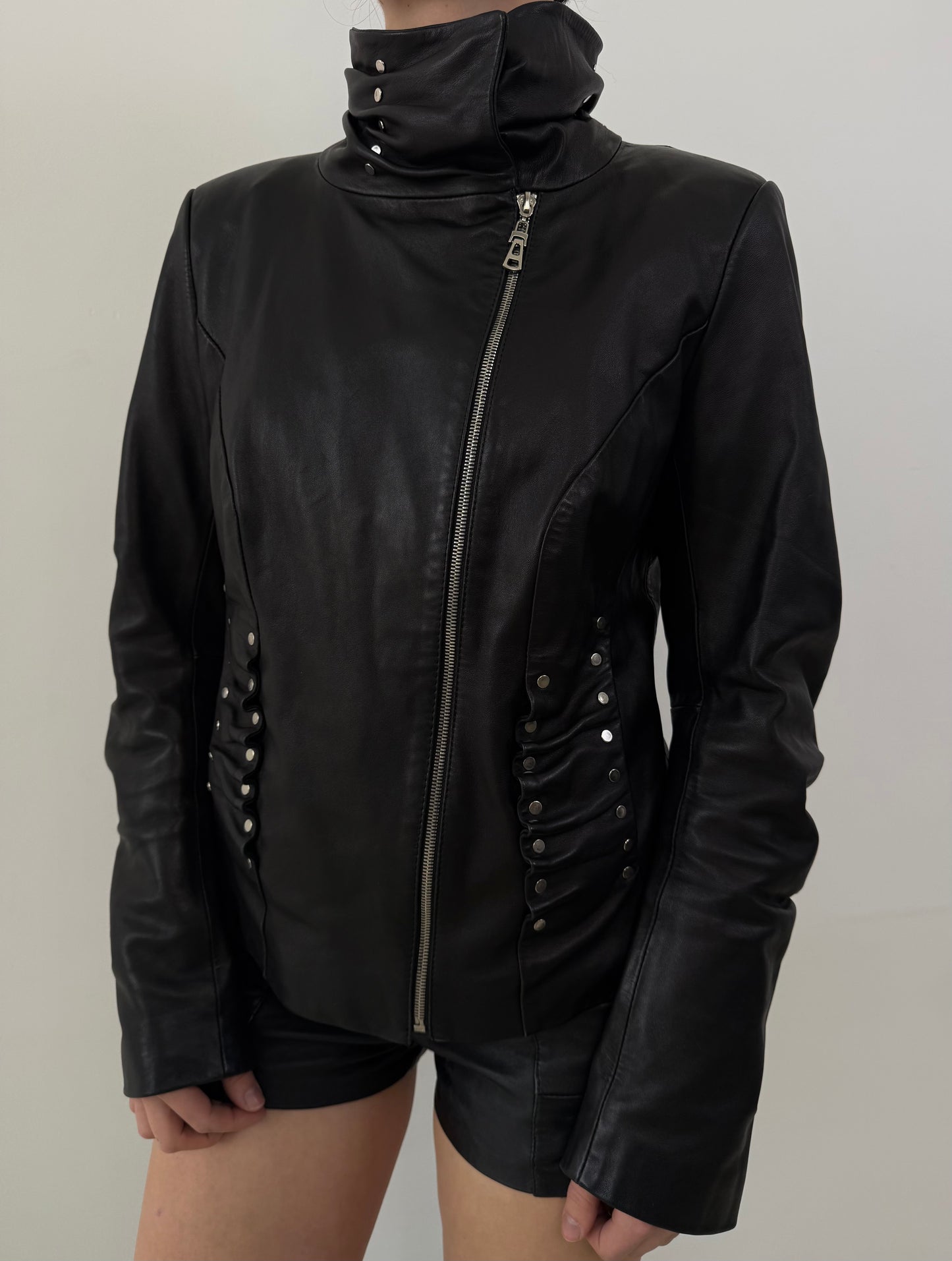 Vintage leather jacket TWINKLING GLOBAL