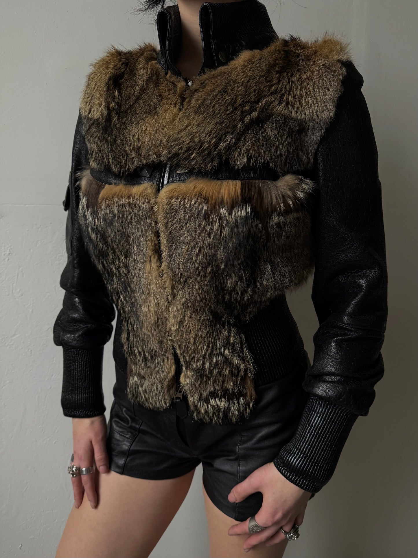 Vintage leather jacket Twinkling Global
