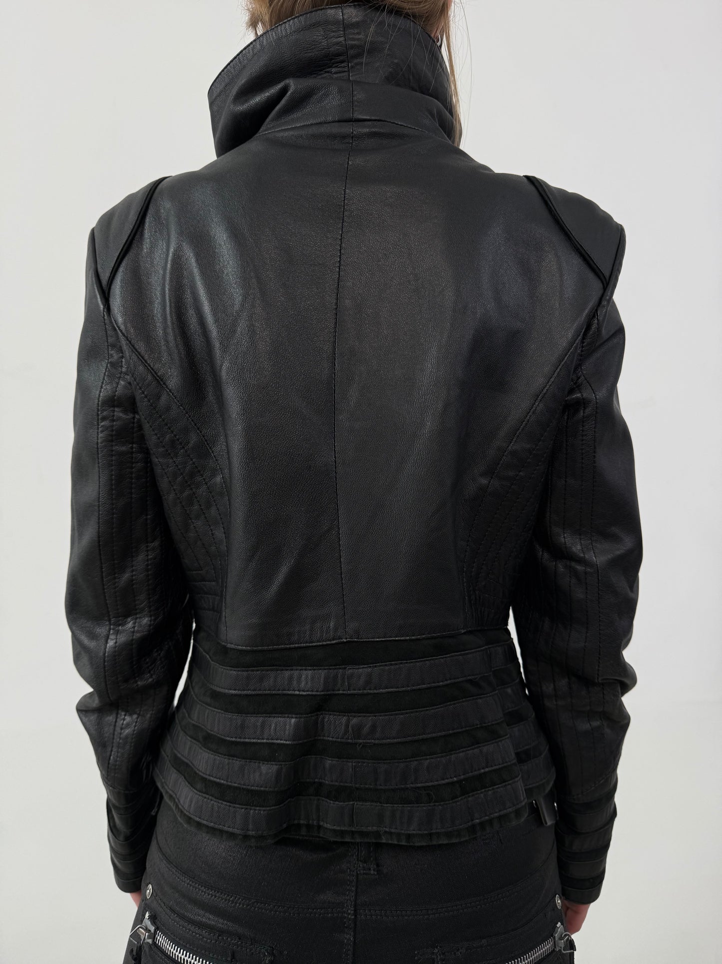 Vintage leather jacket TWINKLING GLOBAL