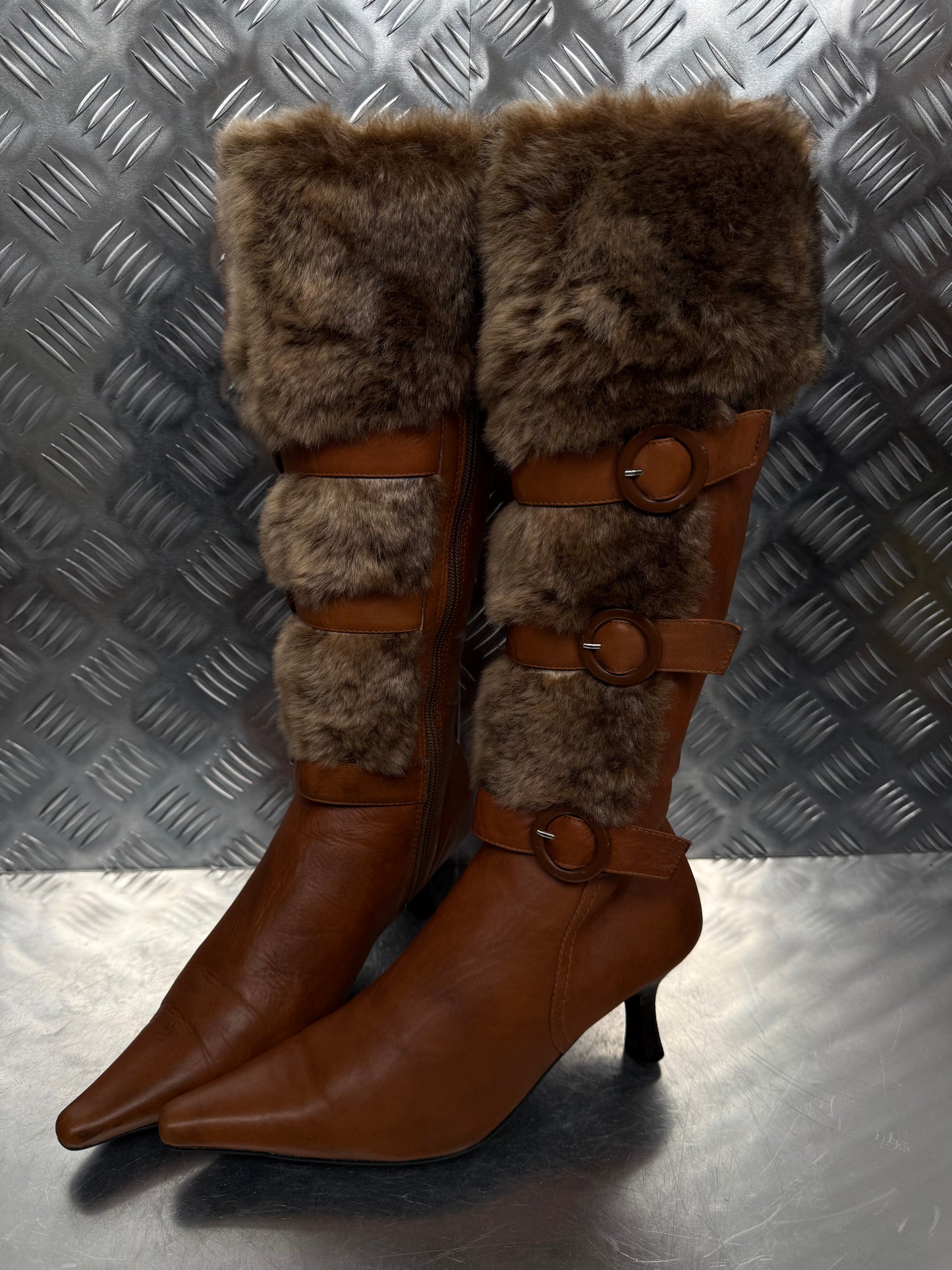 Vintage leather boots TWINKLING GLOBAL