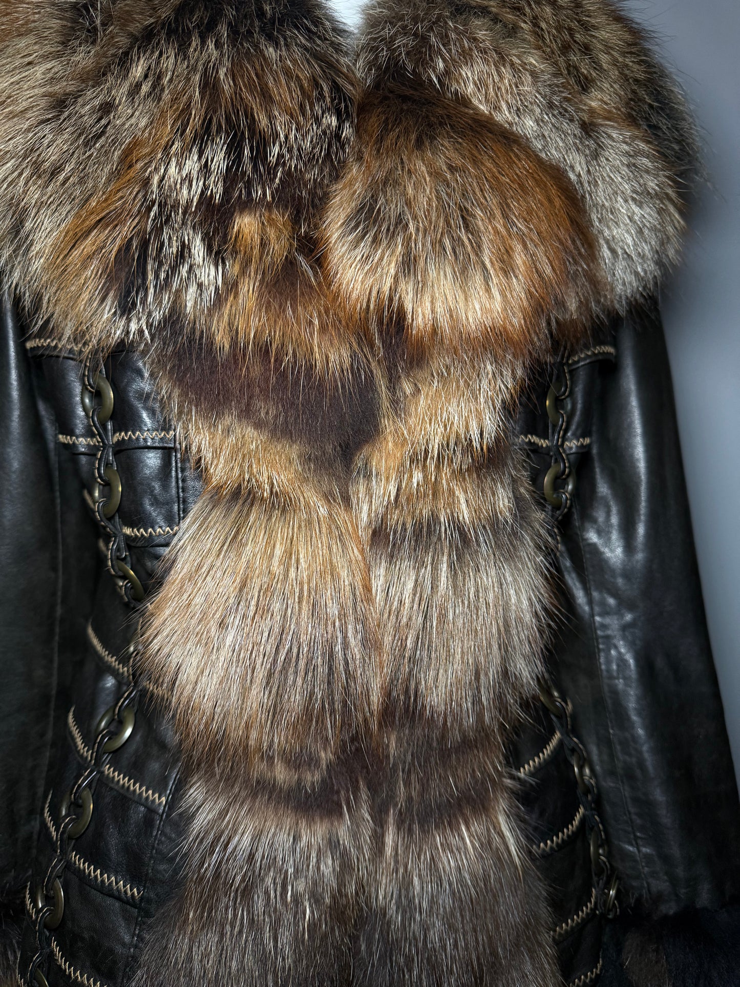 Vintage Leather Jacket TWINKLING GLOBAL