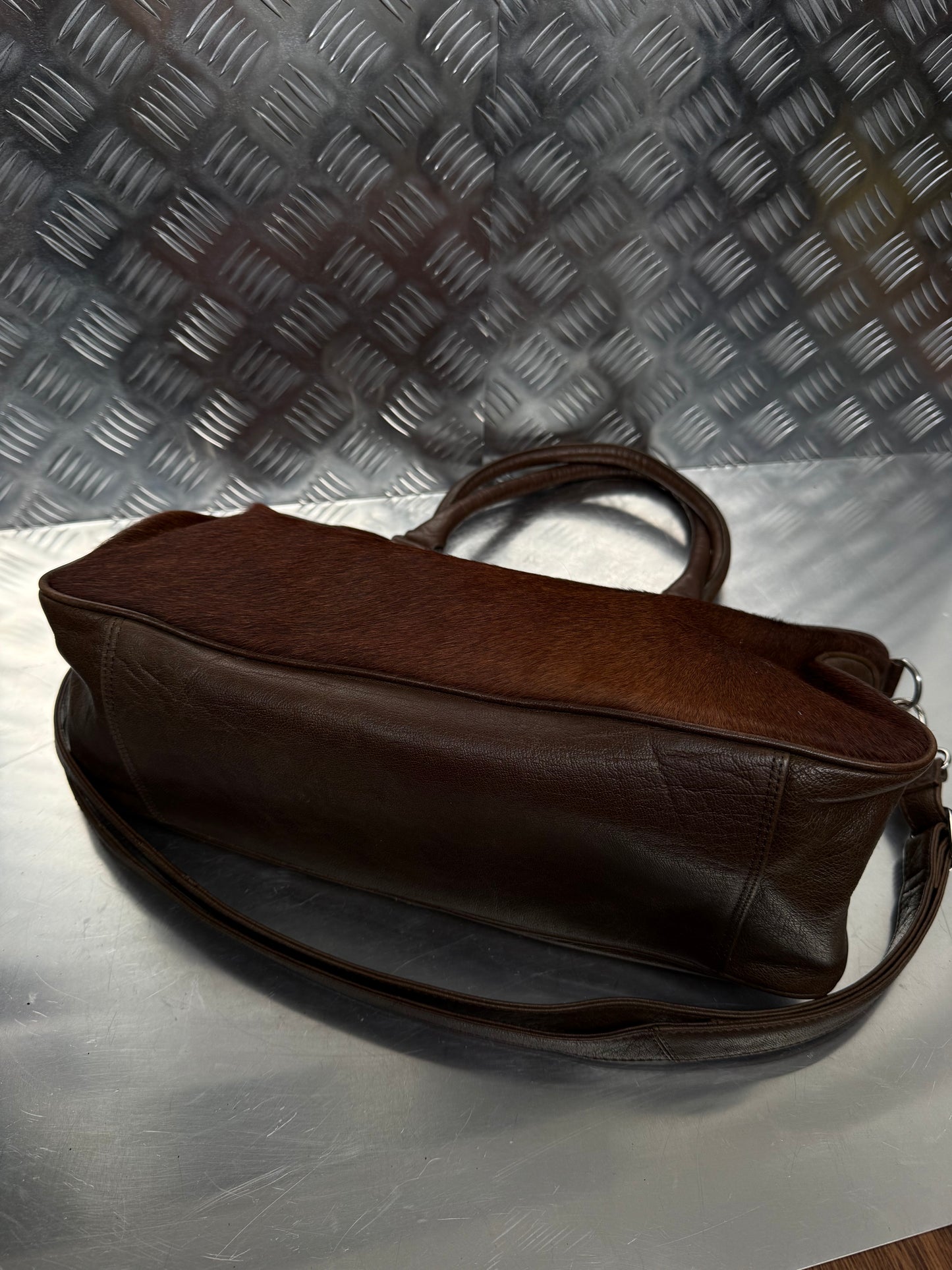 Vintage leather bag TWINKLING GLOBAL