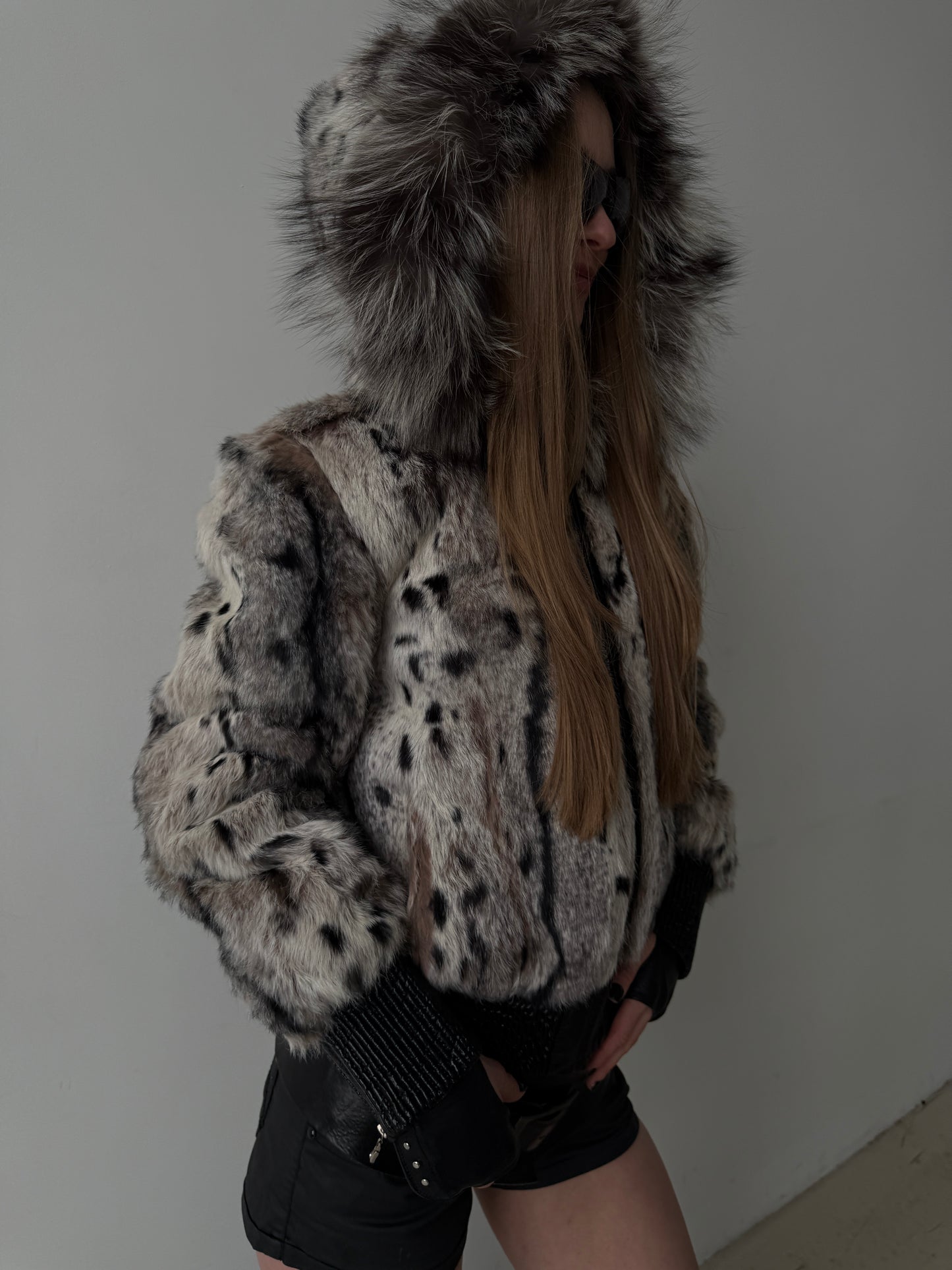 Vintage leather jacket TWINKLING GLOBAL