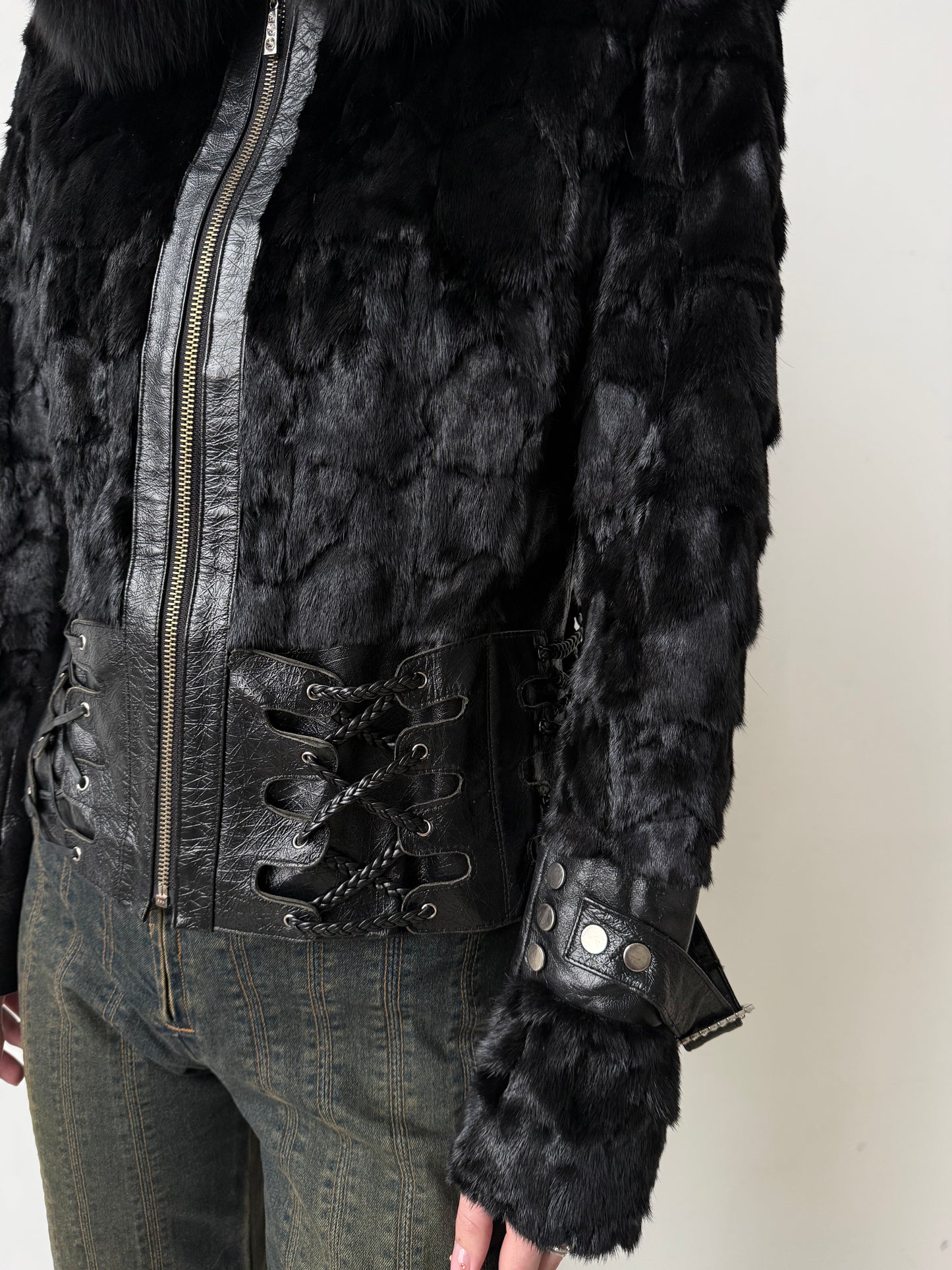 Vintage Leather Jacket TWINKLING GLOBAL