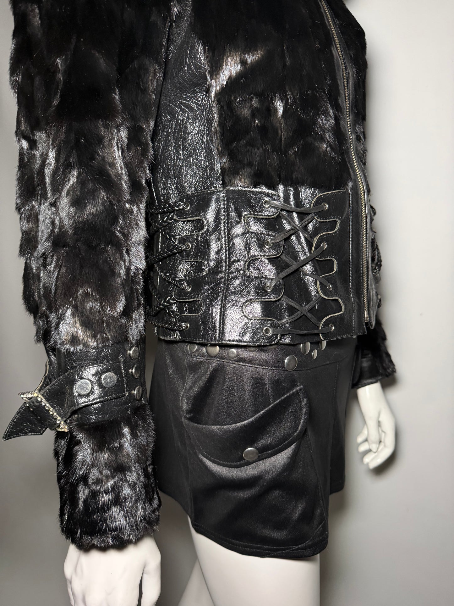 Vintage Leather Jacket TWINKLING GLOBAL