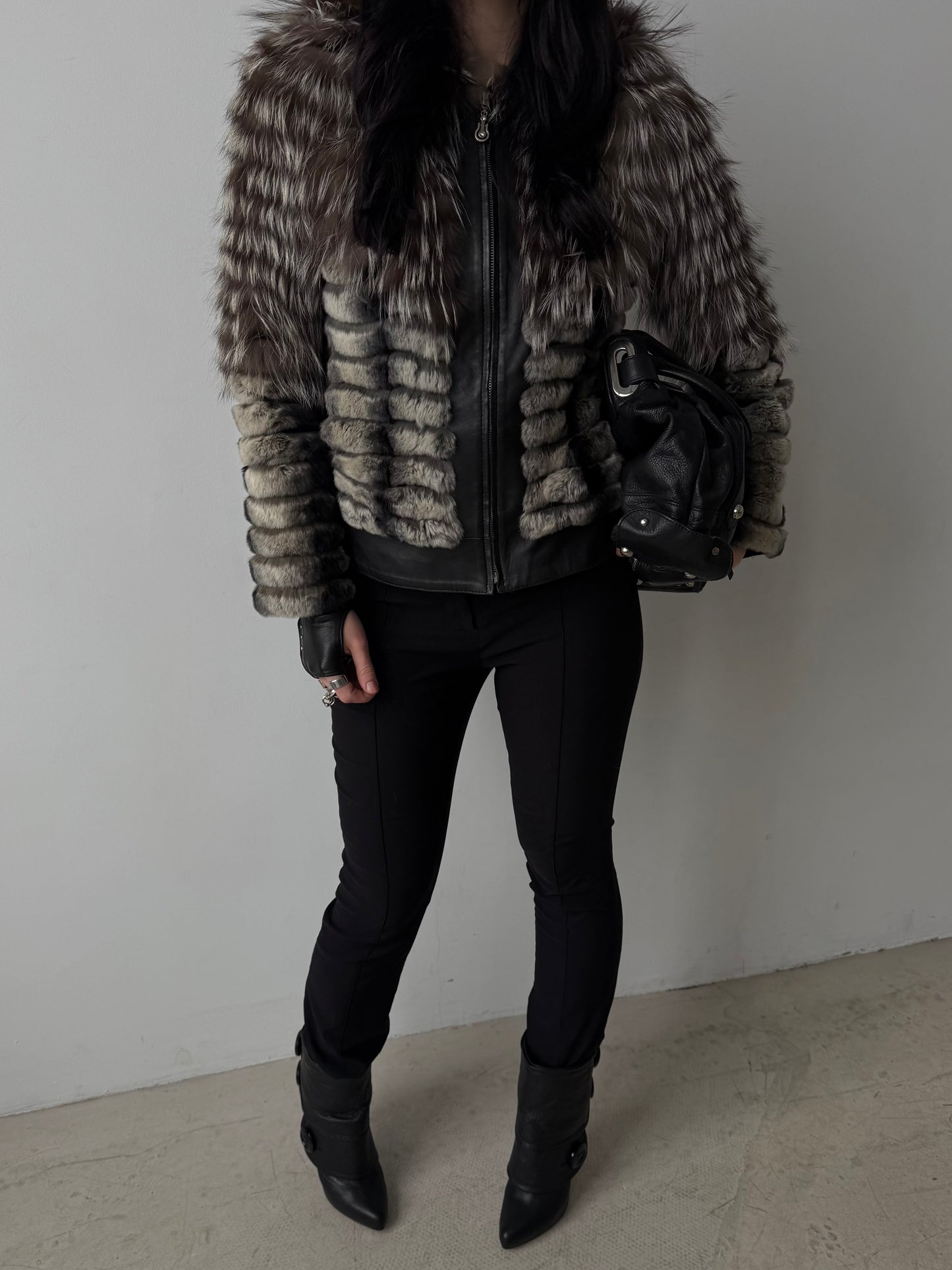 Vintage leather jacketTWINKLING GLOBAL