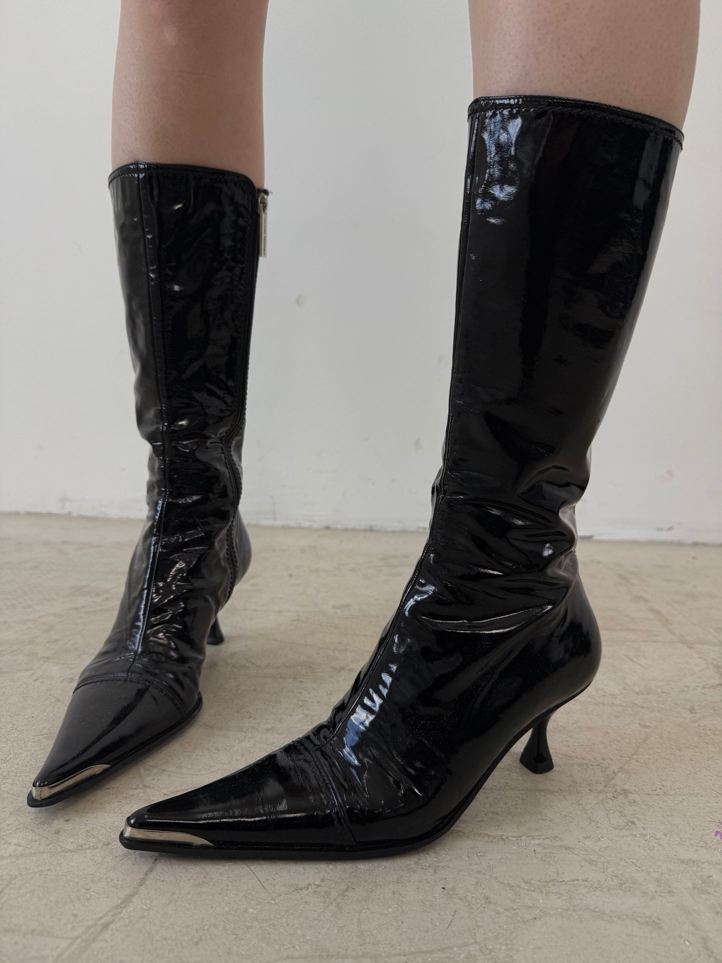 Vintage Luciano Podavan leather boots TWINKLING GLOBAL
