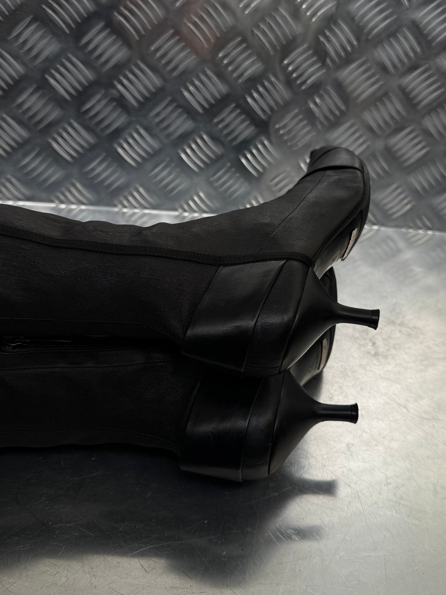 SHY Italian leather stiletto boots TWINKLING GLOBAL