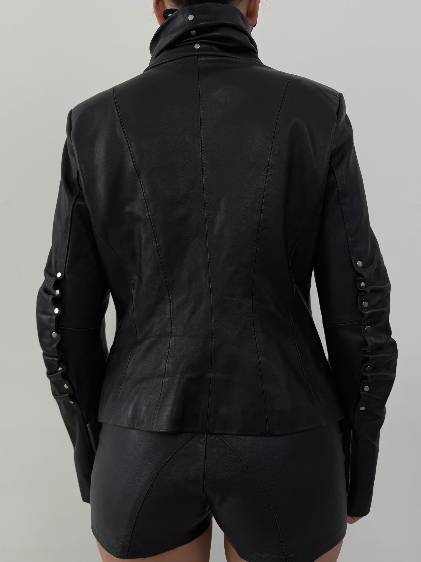 Vintage leather jacket TWINKLING GLOBAL